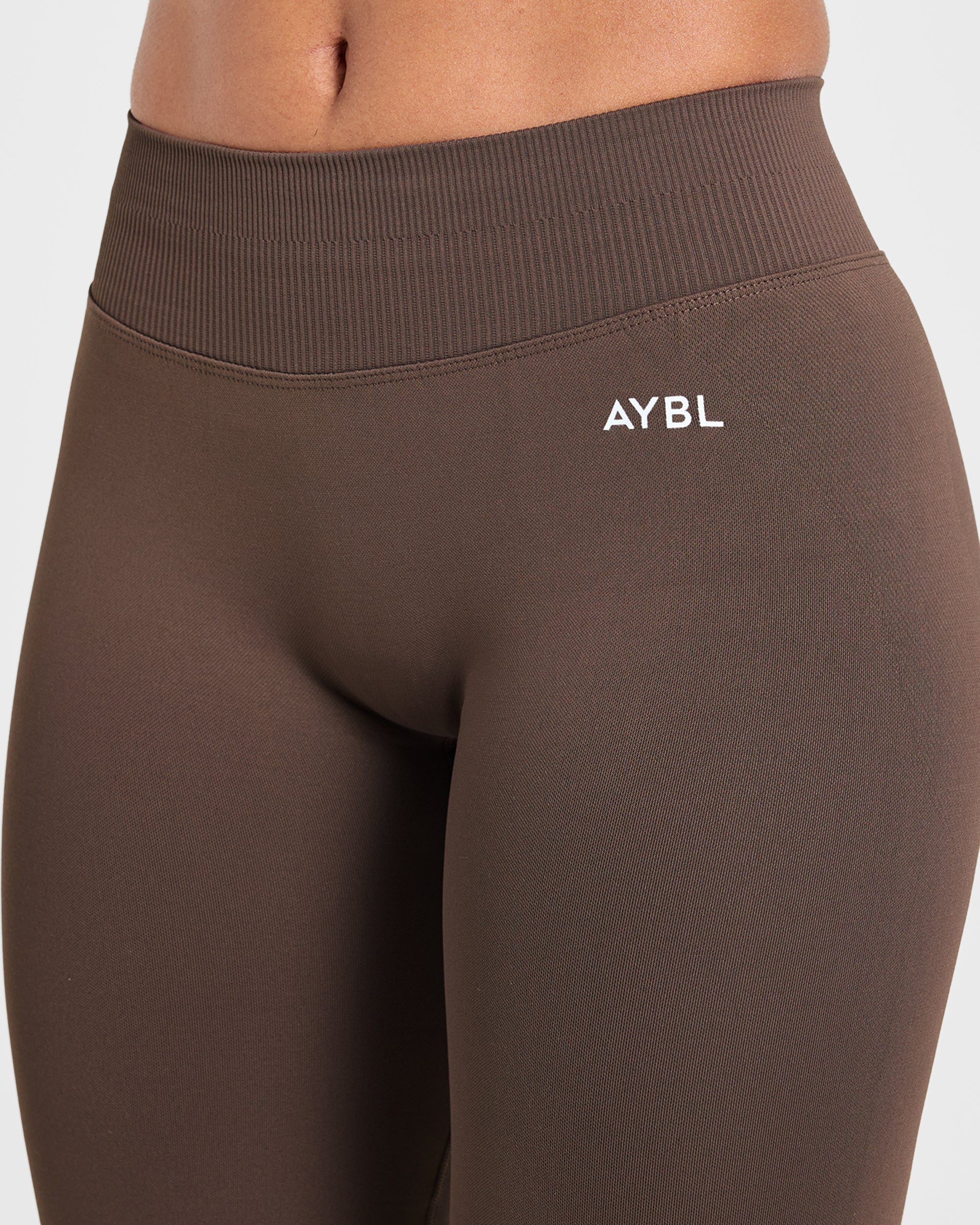 Enhance Seamless Flared Leggings - Marron