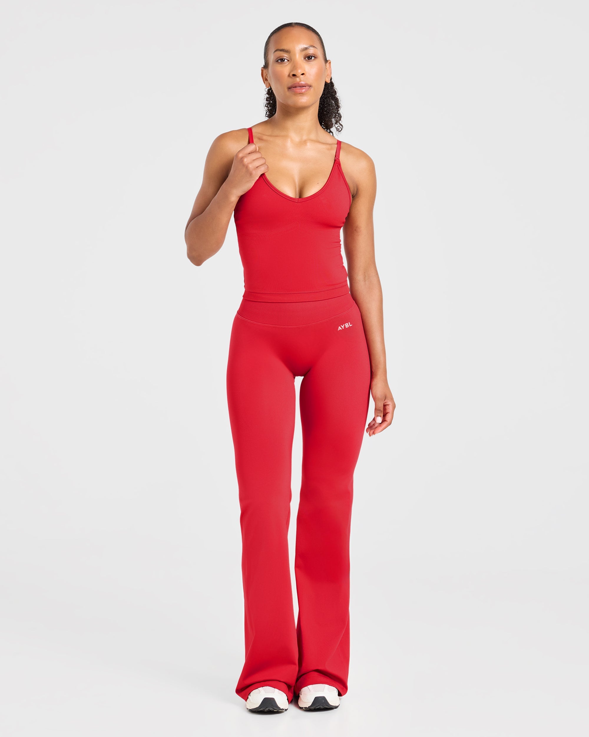 Adapt Seamless Flared Leggings - Salsa Rouge