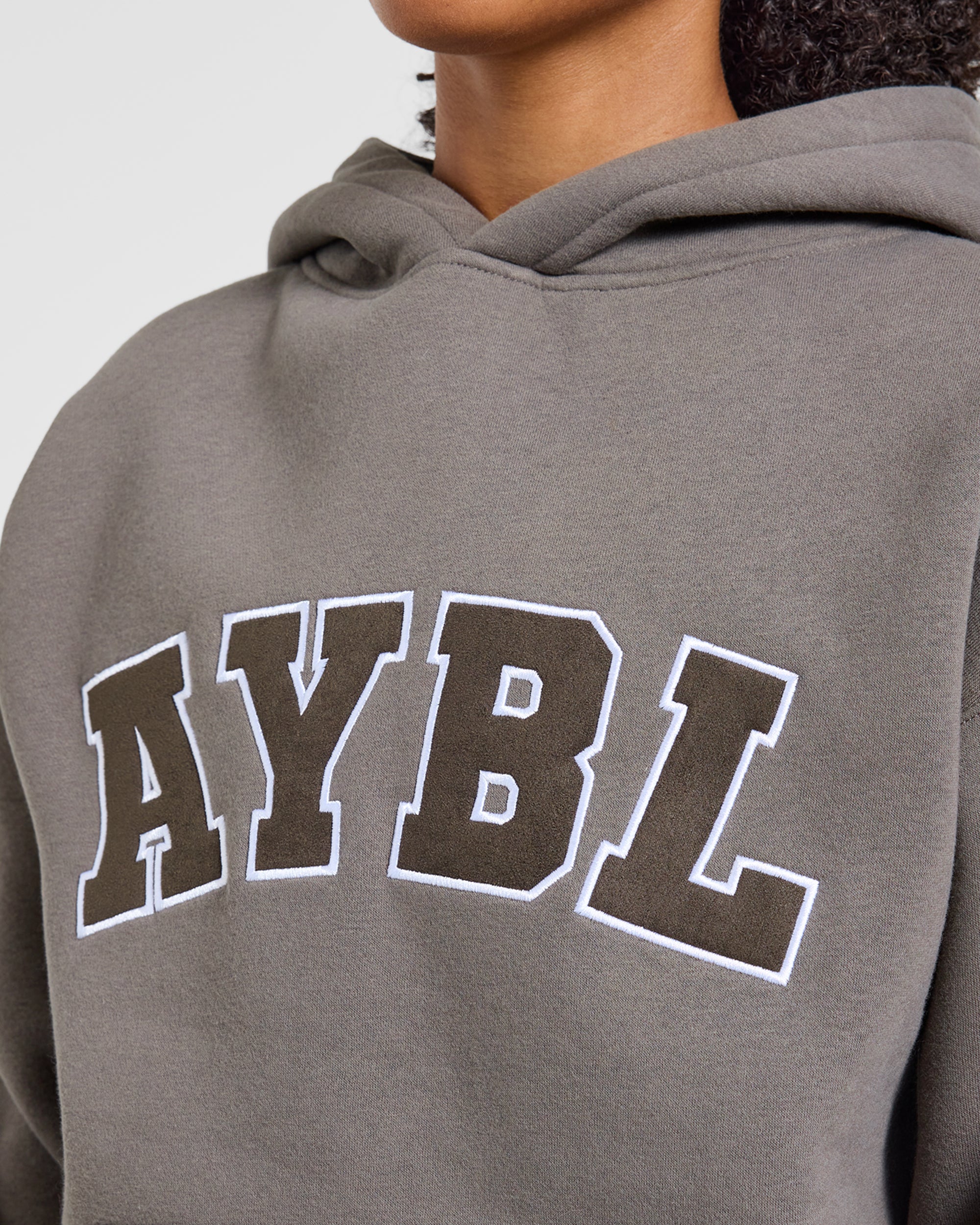 Varsity 2.0 Oversized Hoodie - Slate Marron