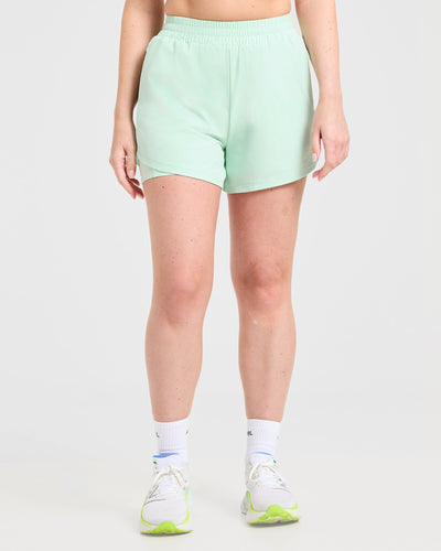 Run 2 in 1 Shorts - Cool Mint