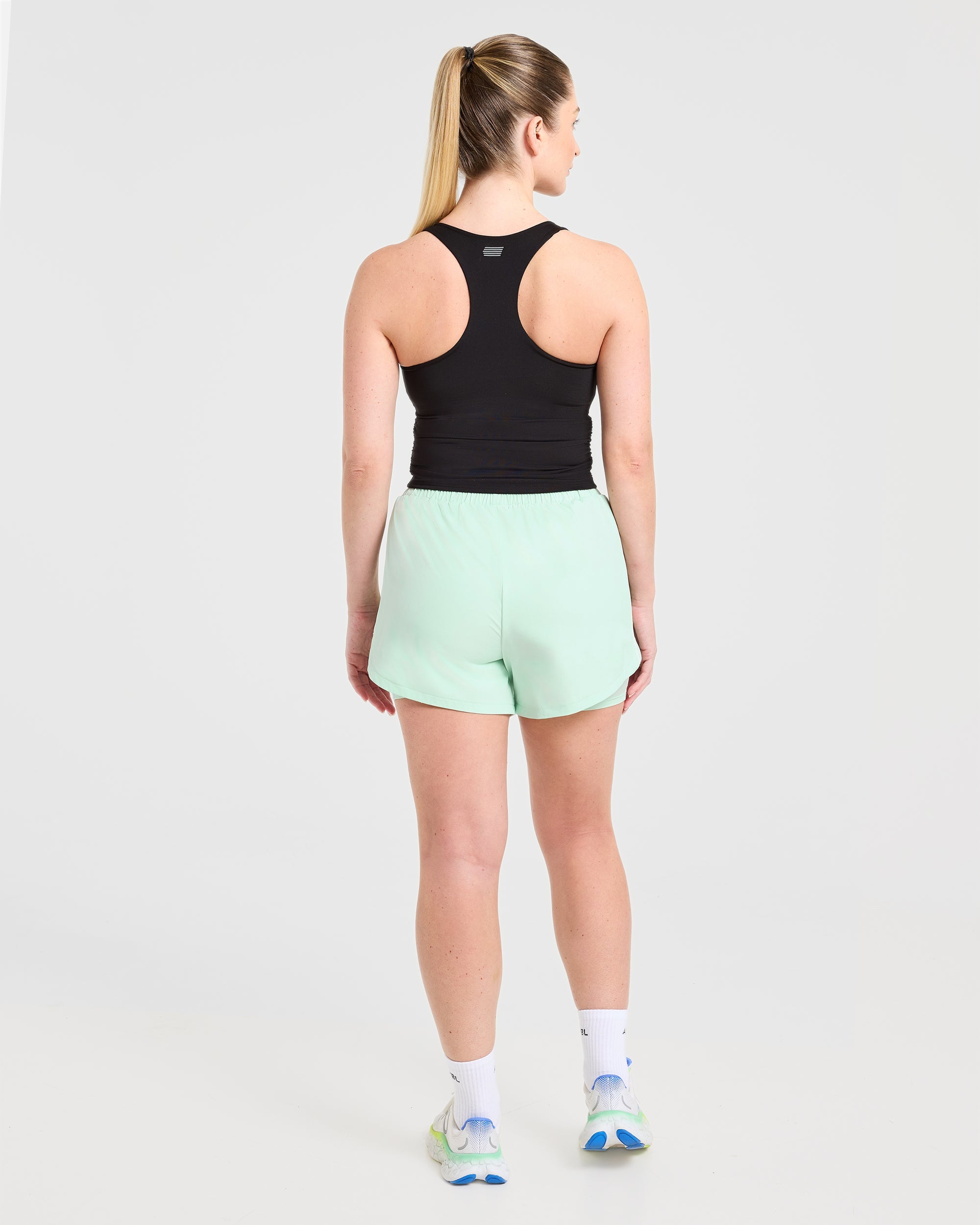 Run Ruched Tank - Noir
