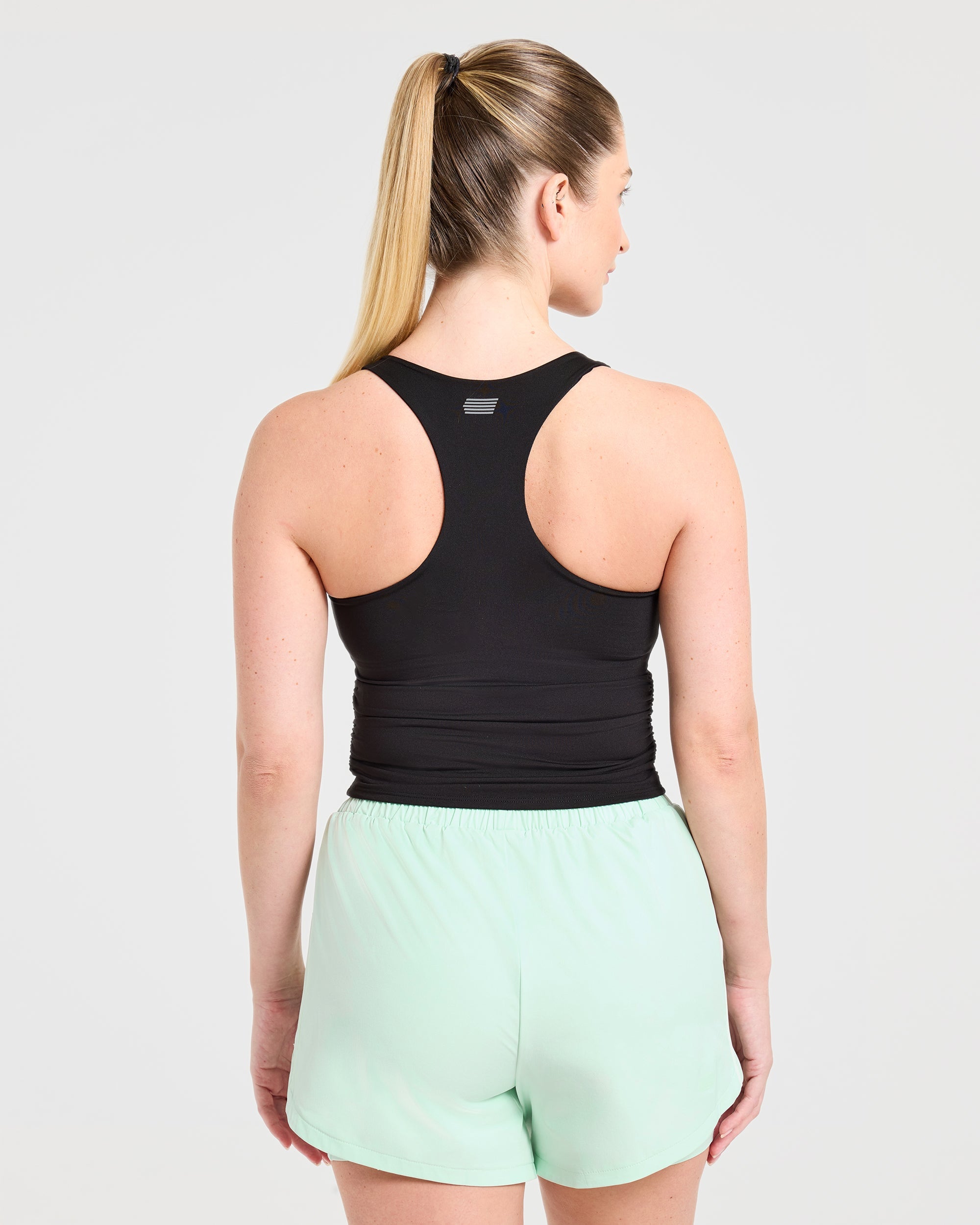 Run Ruched Tank - Noir