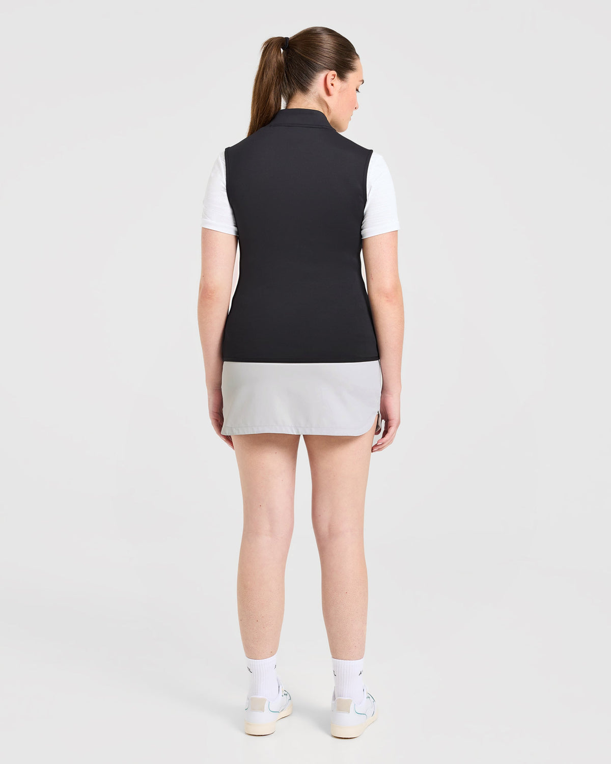 Classic 1/4 Zip Vest - Noir