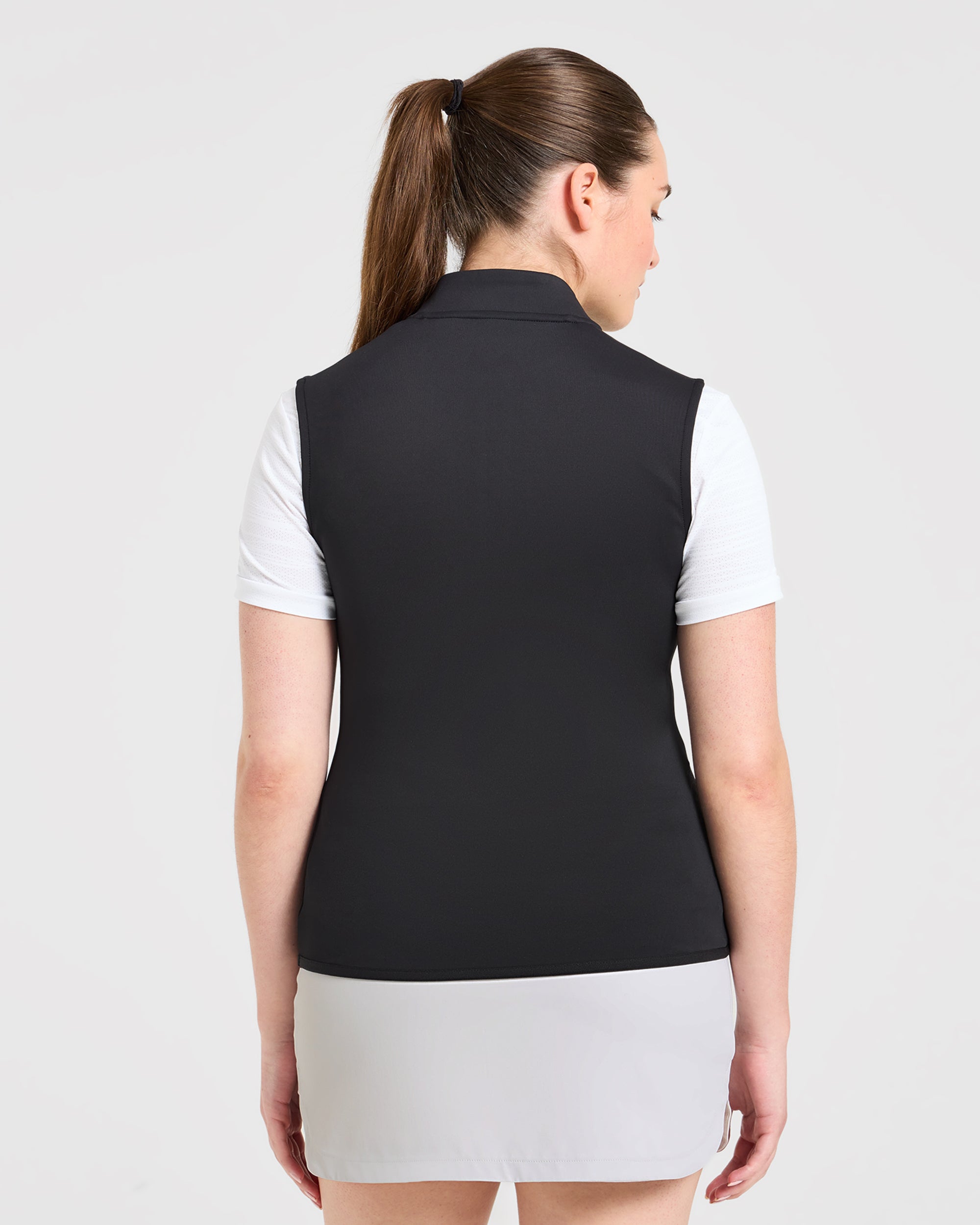 Classic 1/4 Zip Vest - Noir