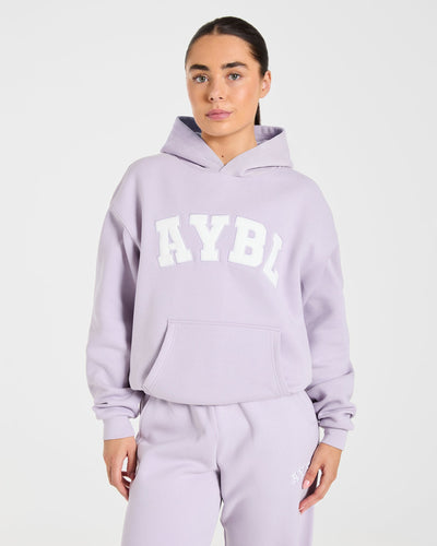 Varsity 2.0 Oversized Hoodie - Lilac