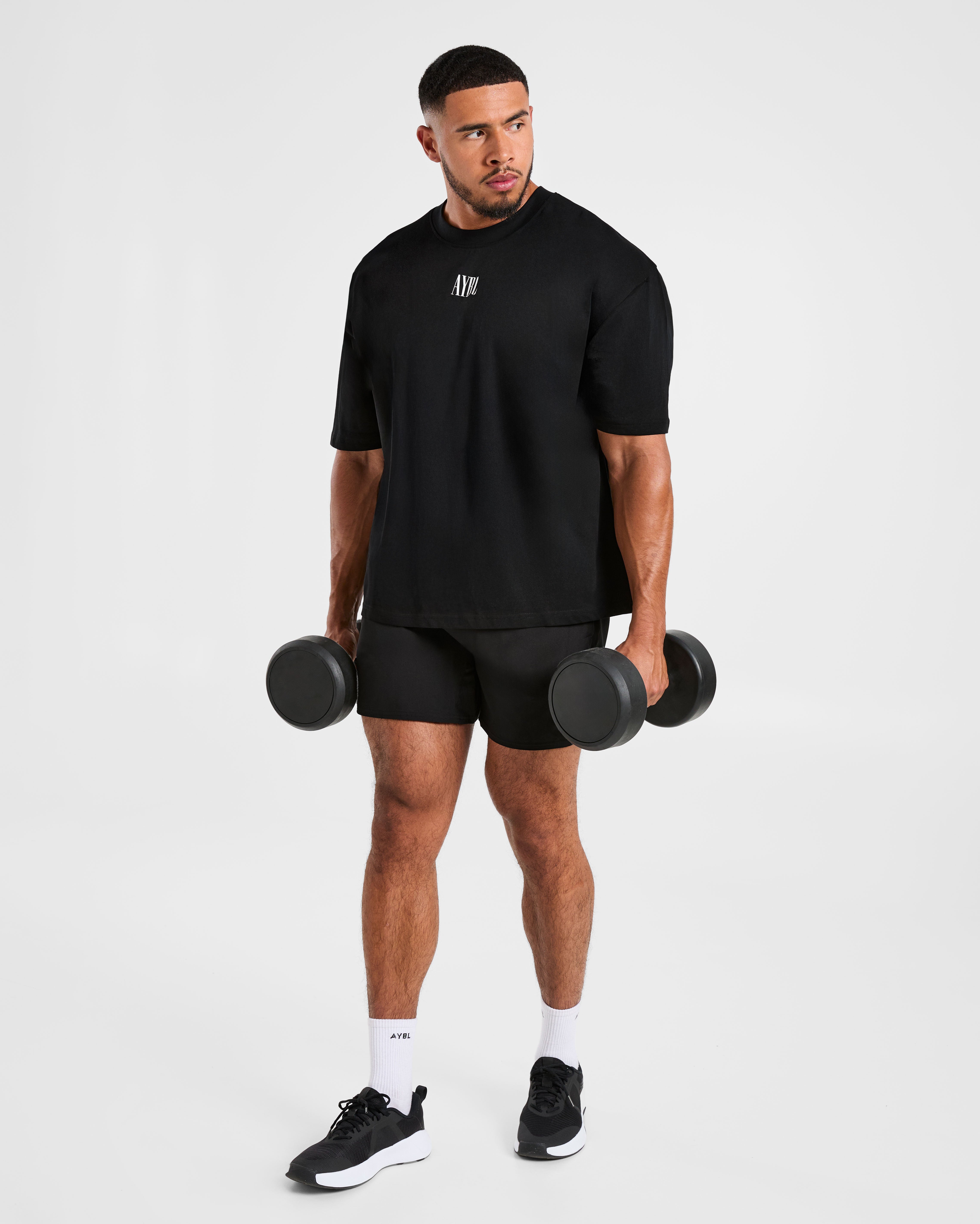 Wesley Vissers x Champion Mindset Oversized T Shirt - Noir