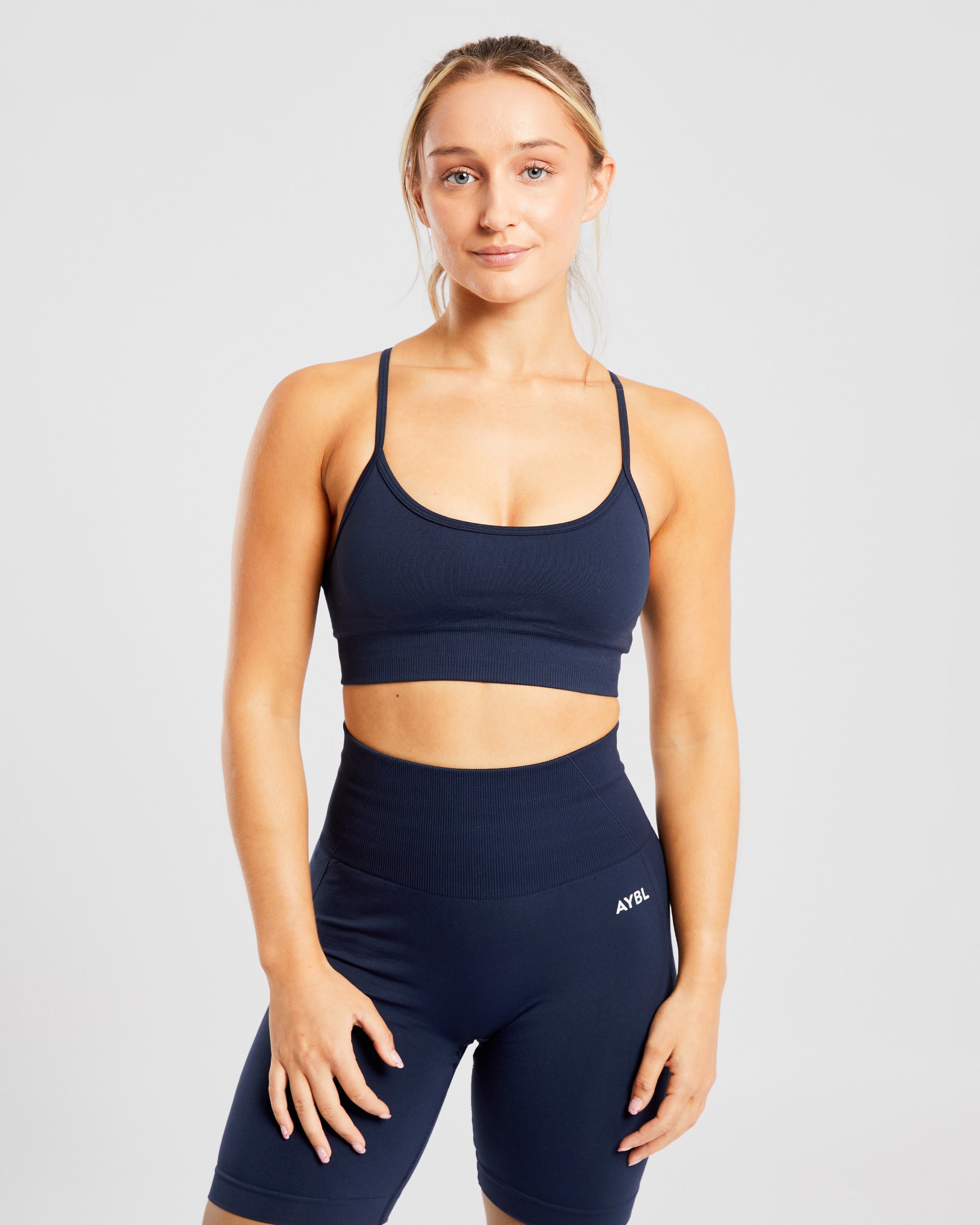 Empower Seamless Sports Bra - Navy