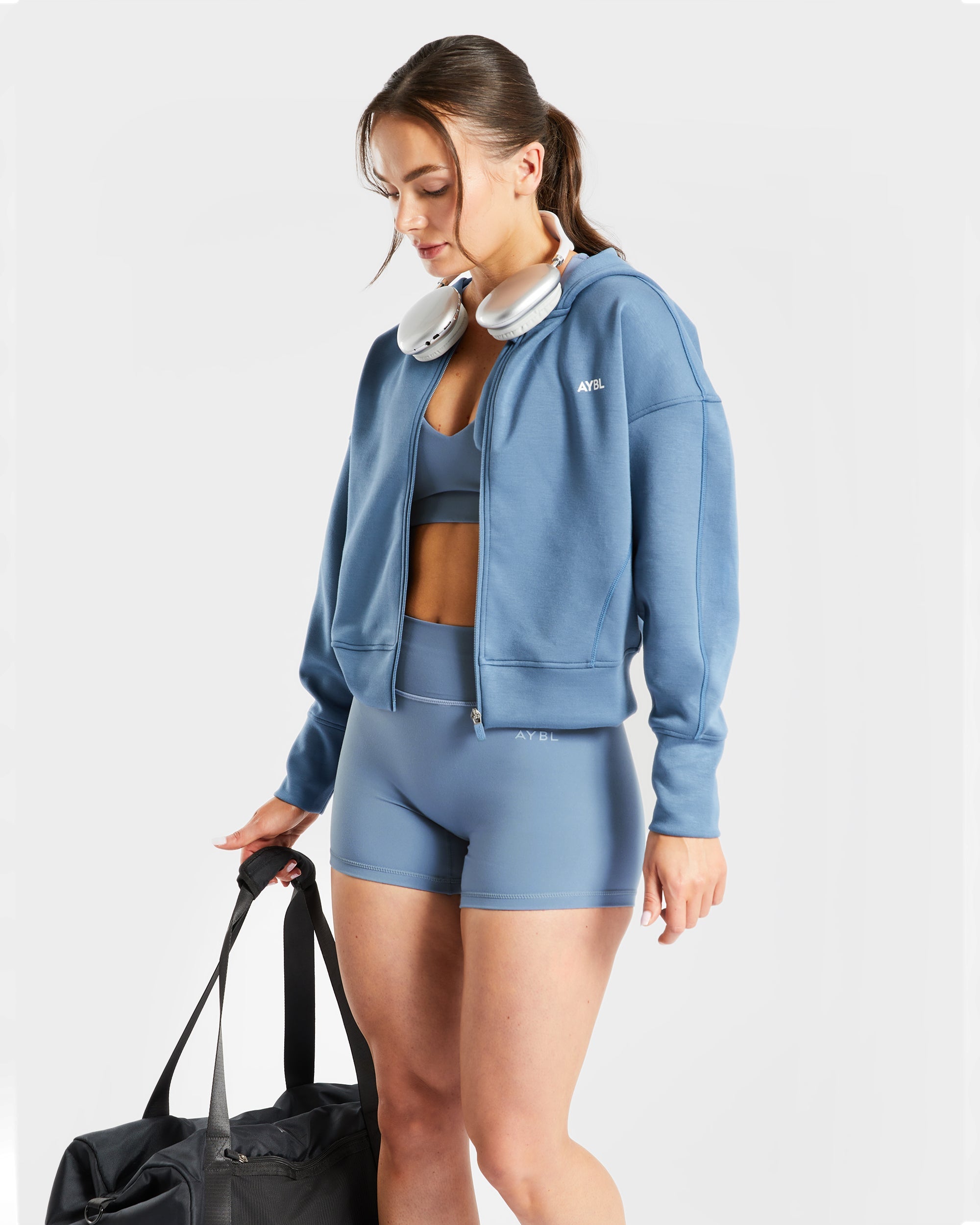 Zip Up Jacket - Bleu