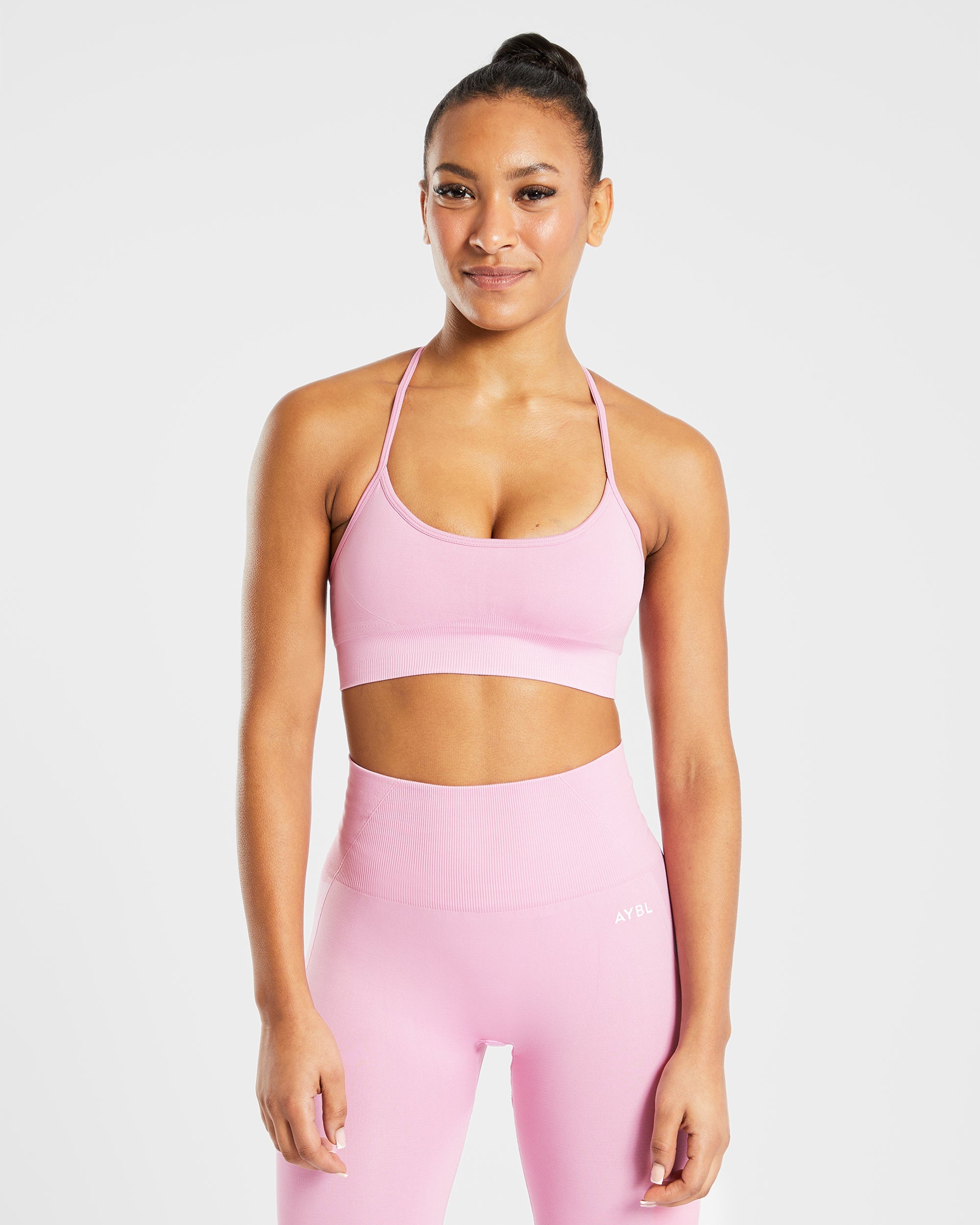 Empower Seamless Sports Bra - Baby Rose