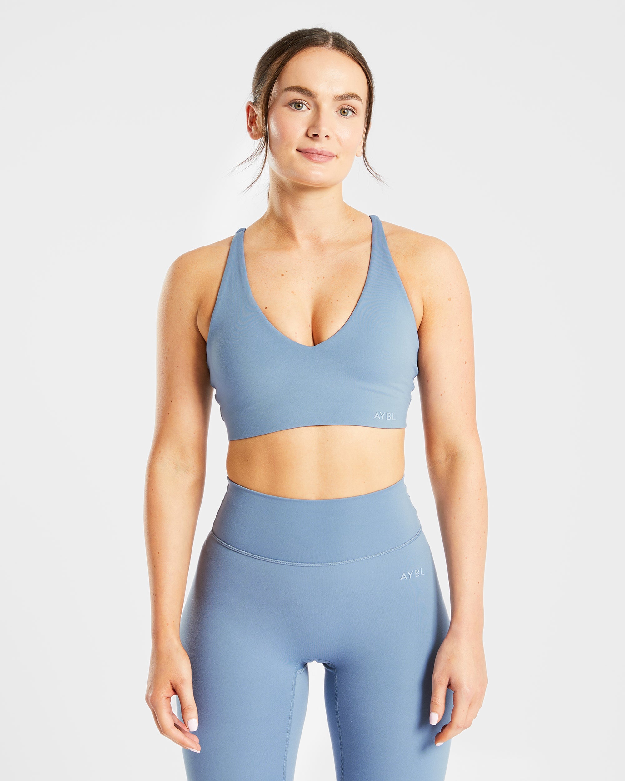 Staple Sports Bra - Slate Bleu