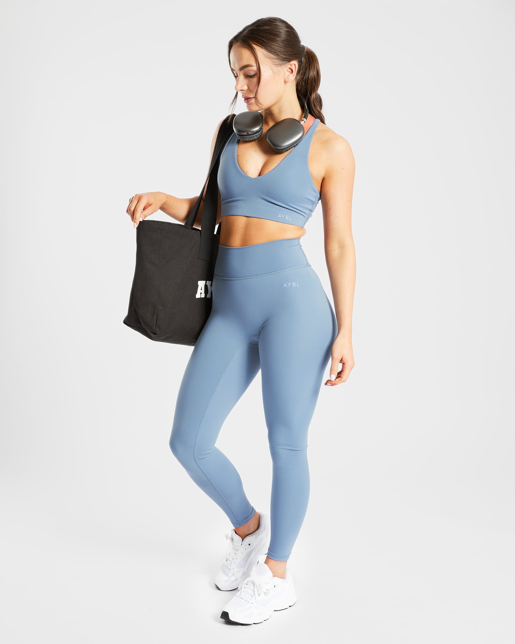 Staple Sports Bra - Slate Bleu