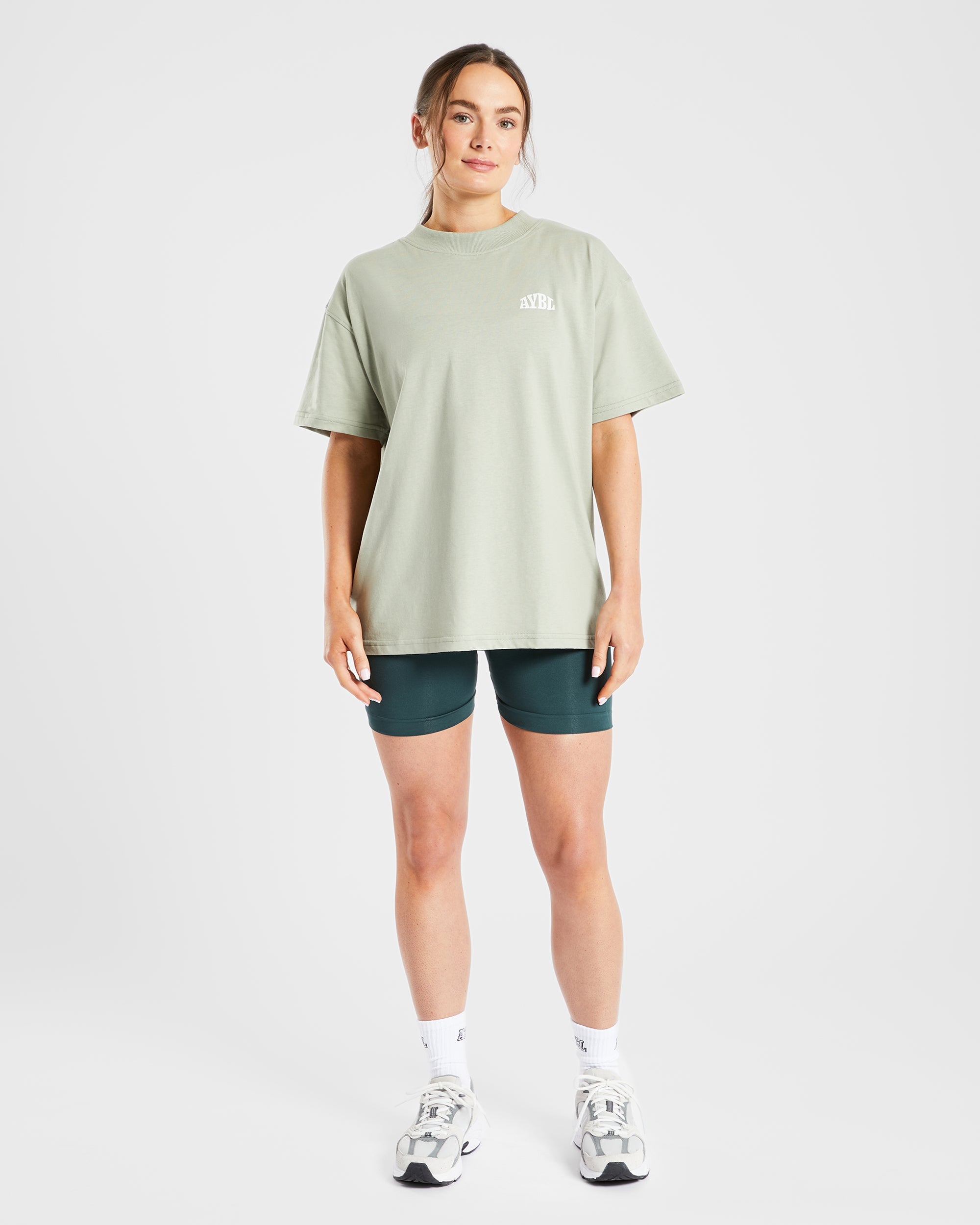 Mind Over Matter Oversized T Shirt - Vert