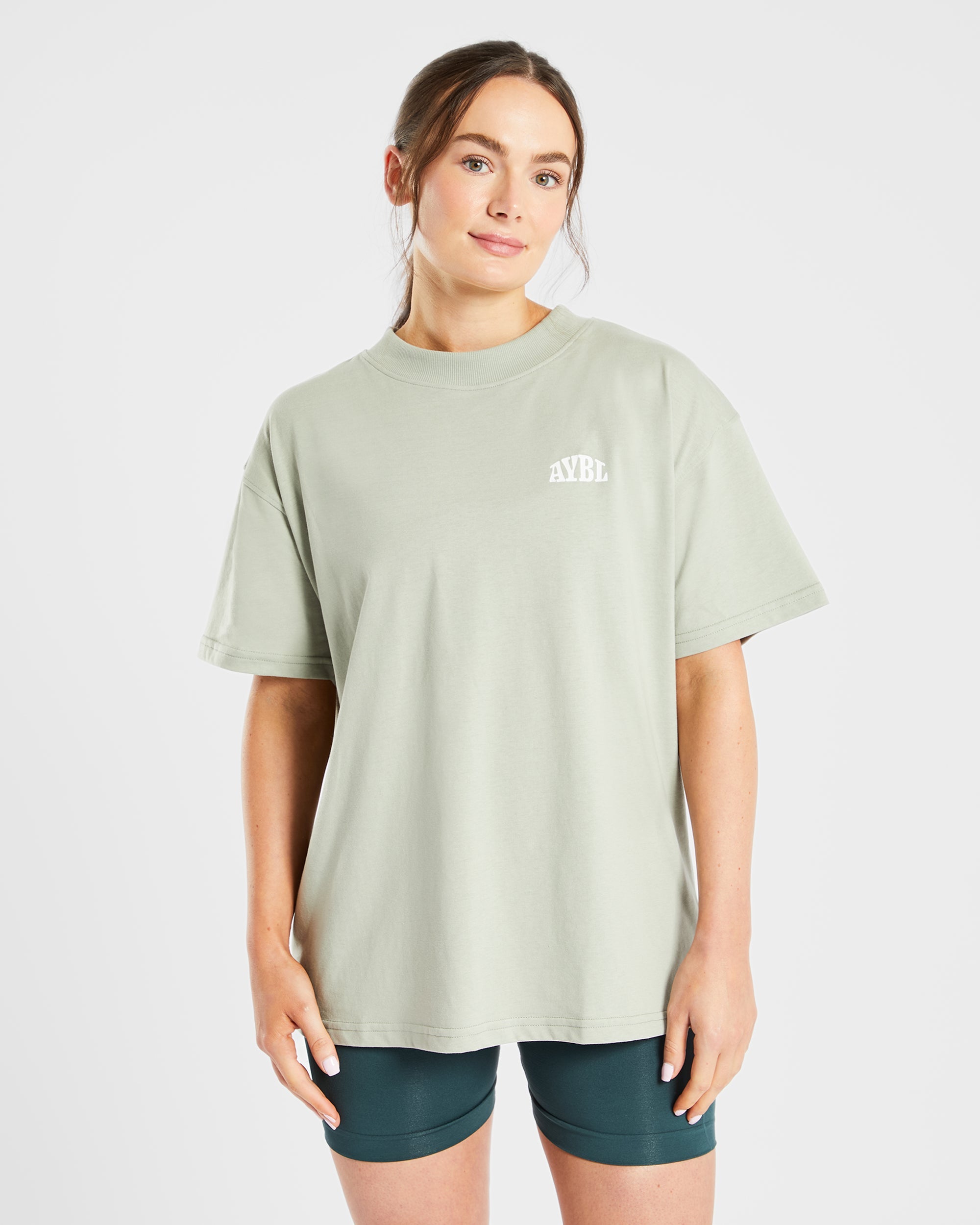 Mind Over Matter Oversized T Shirt - Vert