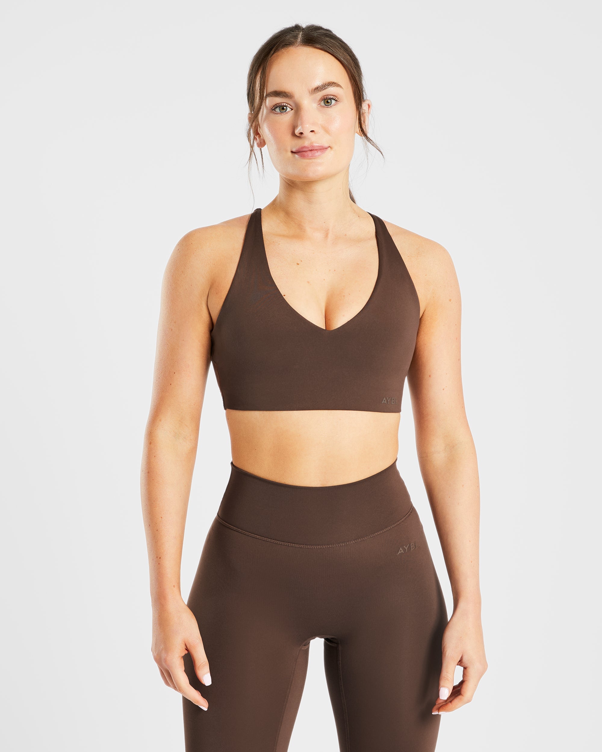 Staple Sports Bra - Marron