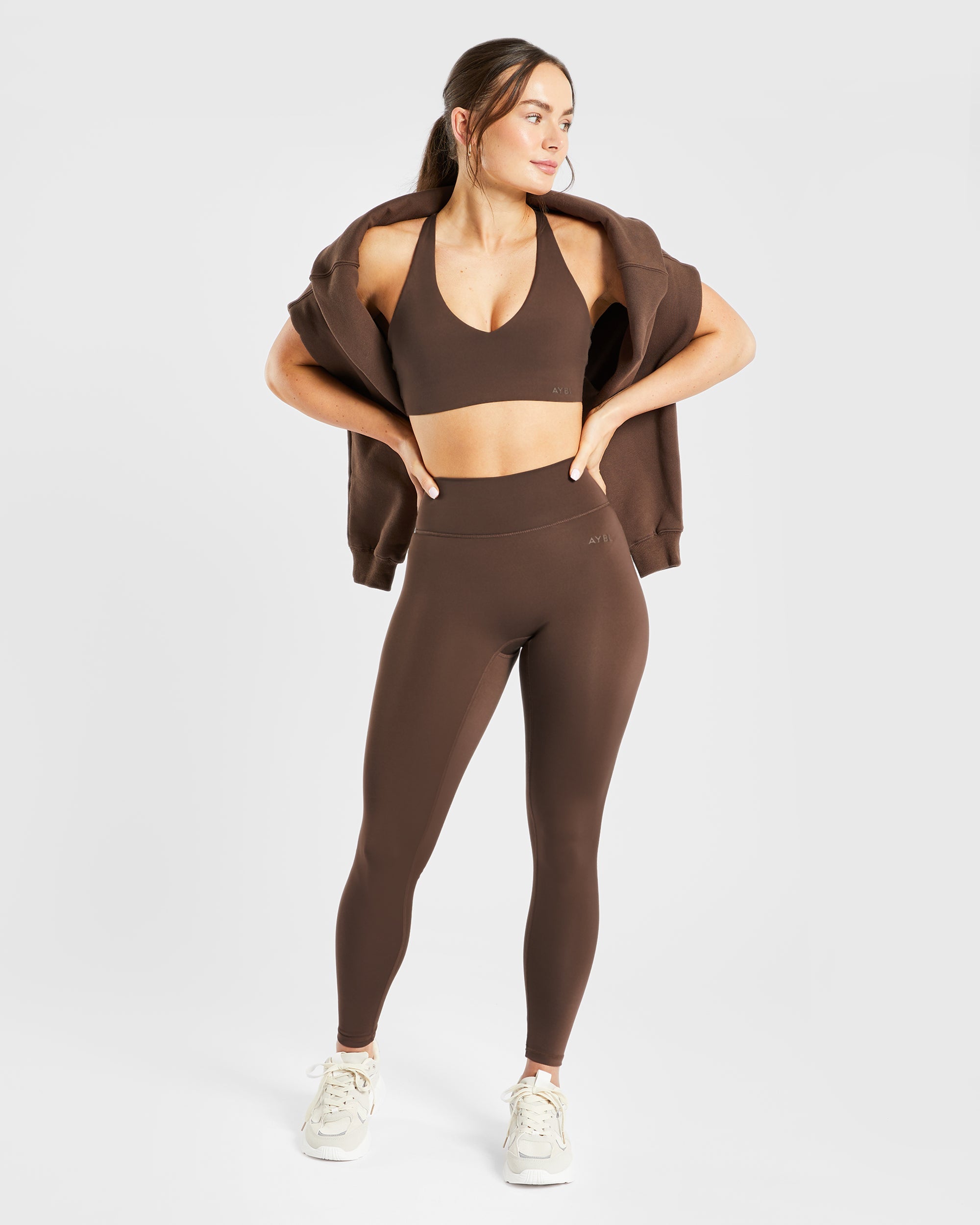 Staple Sports Bra - Marron