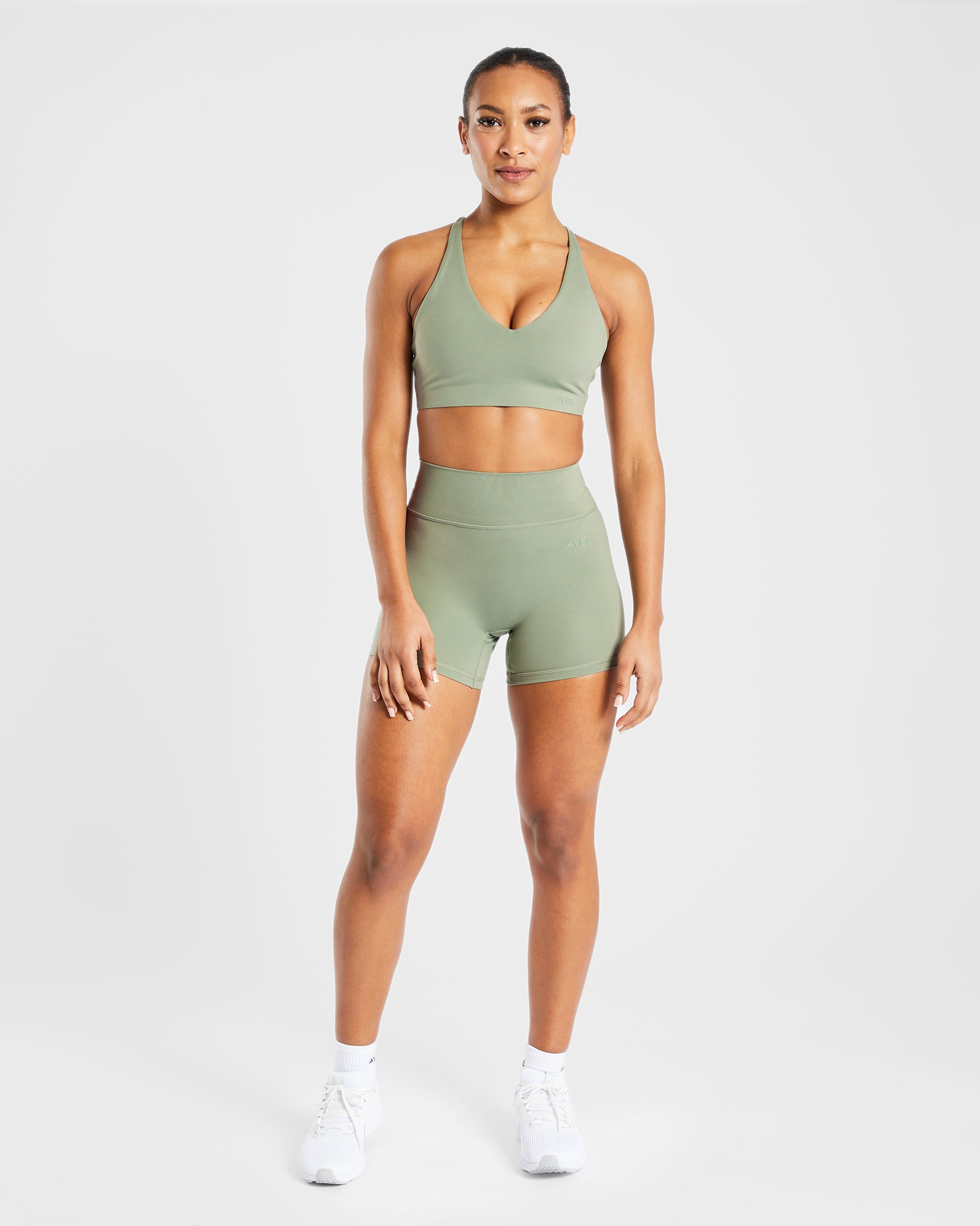 Staple Sports Bra - Olive Vert