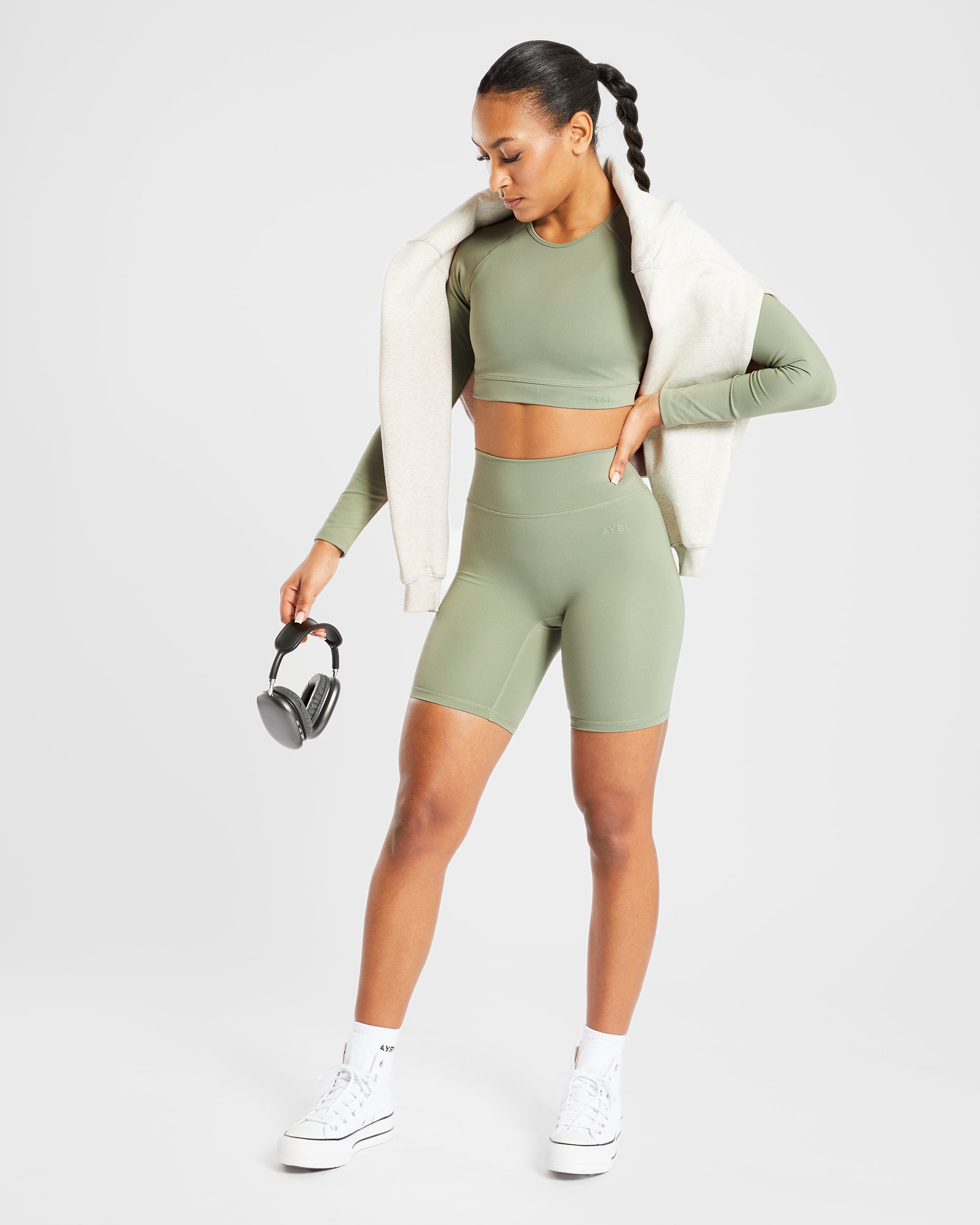 Staple Cycling Shorts - Olive Vert
