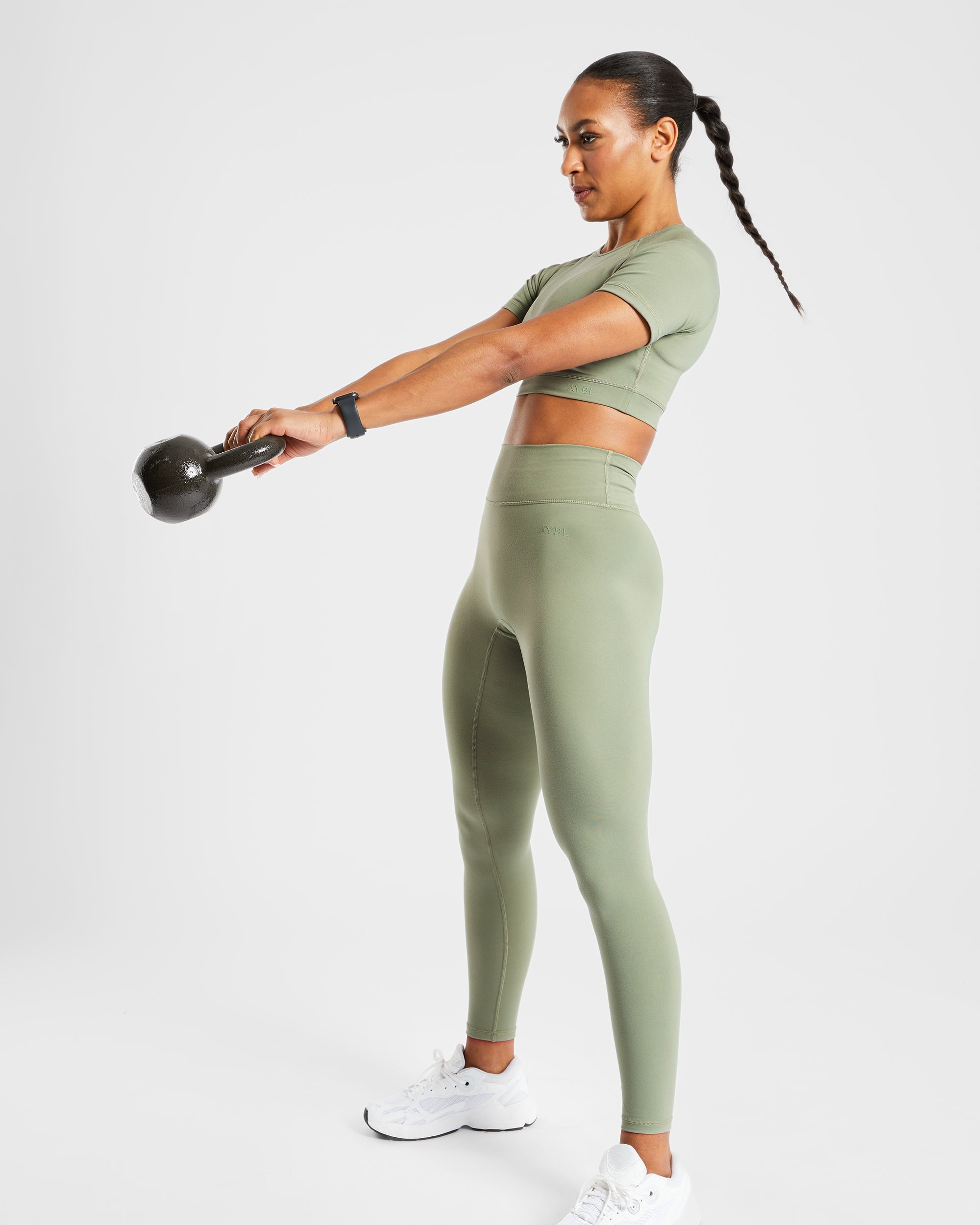 Staple Leggings - Olive Vert