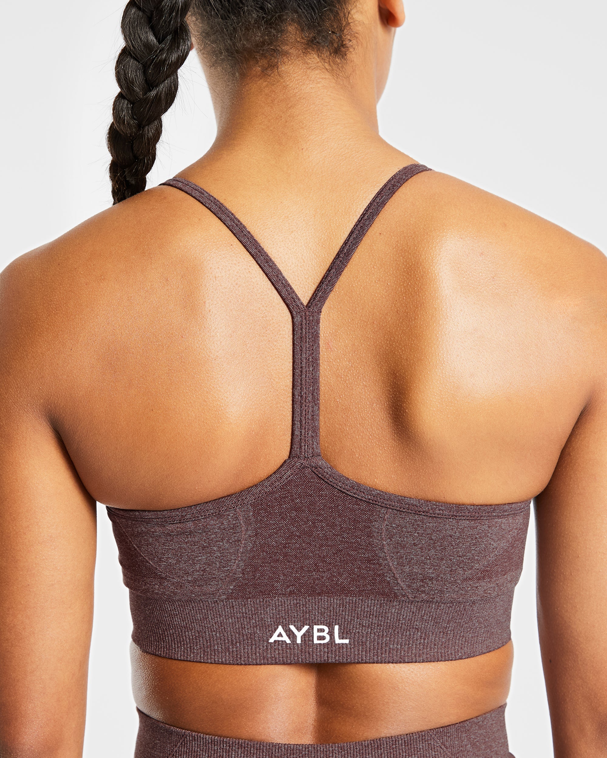 Empower Seamless Sports Bra - Marron Marl