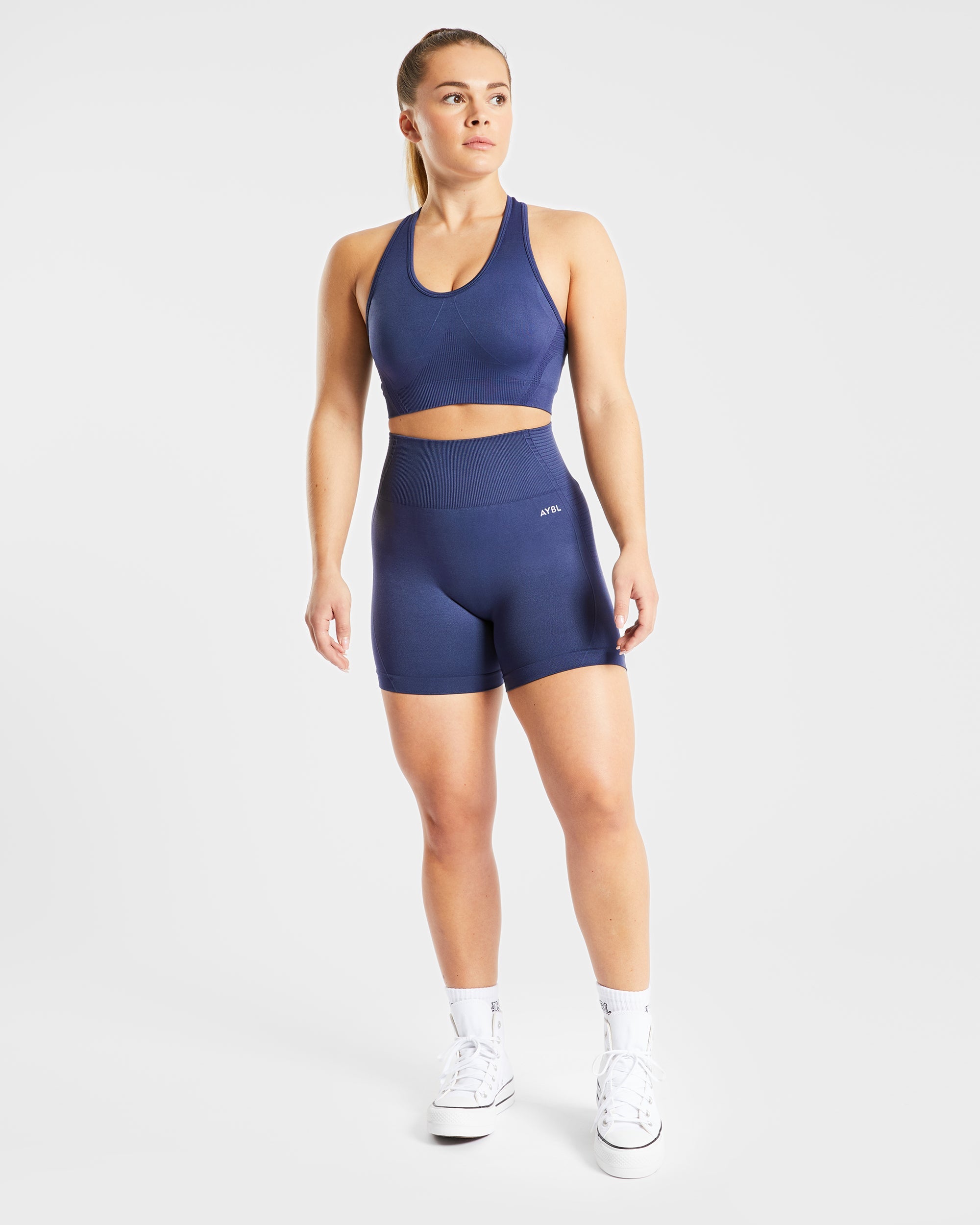 Balance V2 Seamless Shorts - Navy Bleu