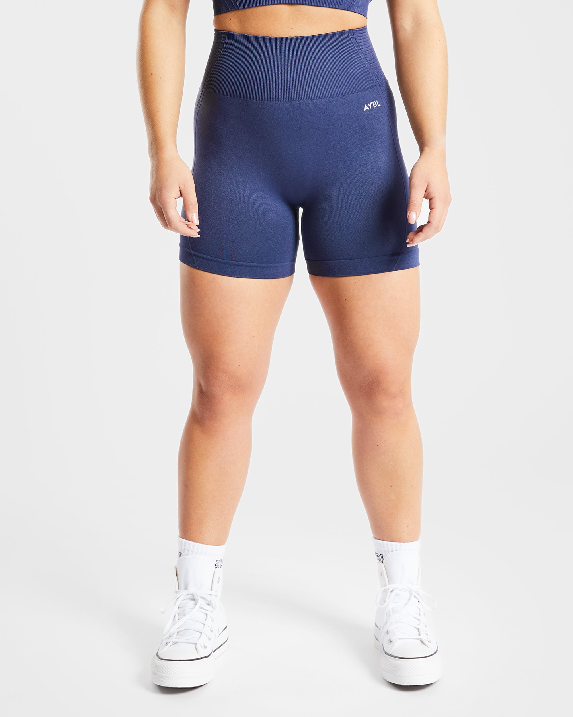 Balance V2 Seamless Shorts - Navy Bleu