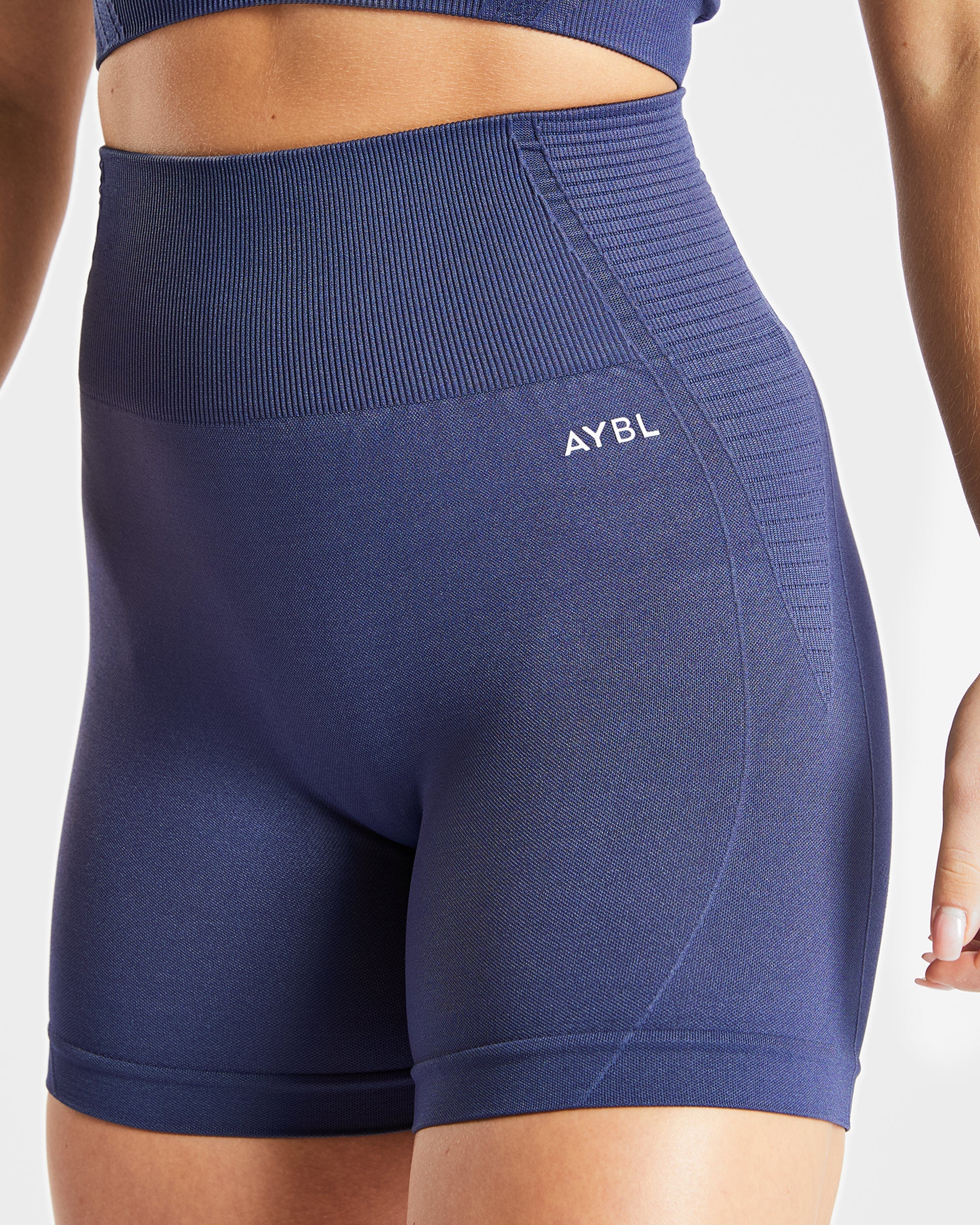 Balance V2 Seamless Shorts - Navy Bleu