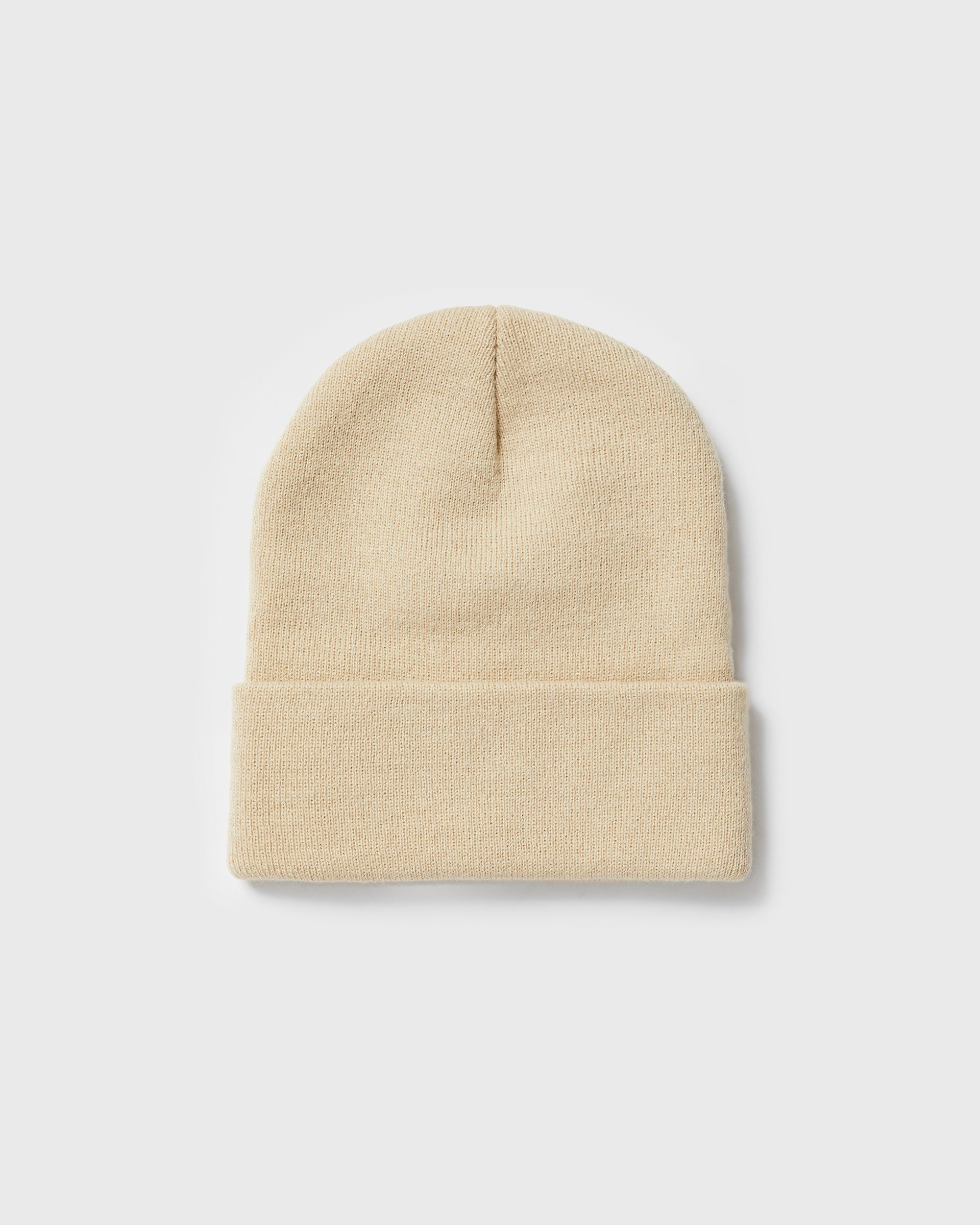 Embroidered Beanie - Beige