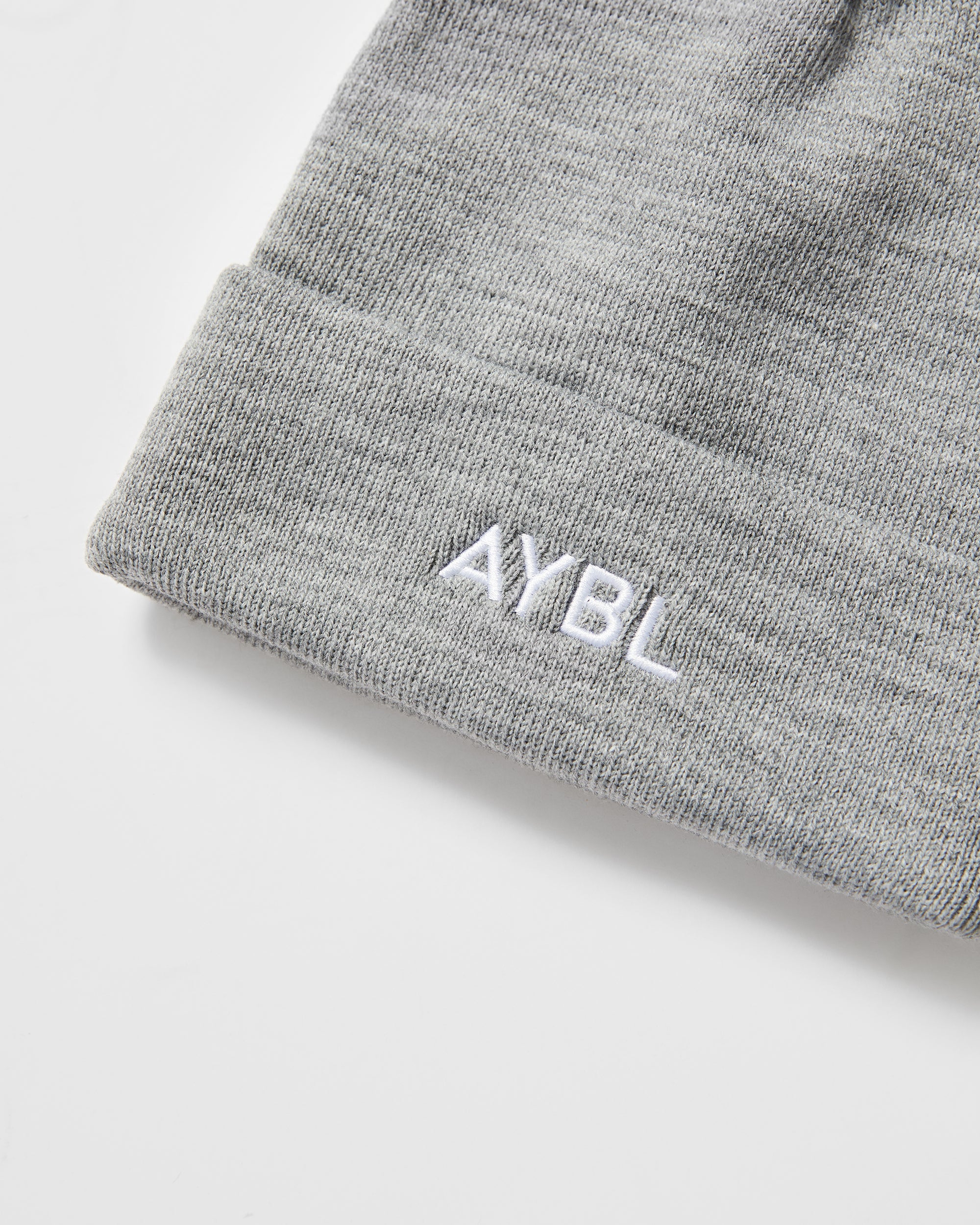 Embroidered Beanie - Gris Marl