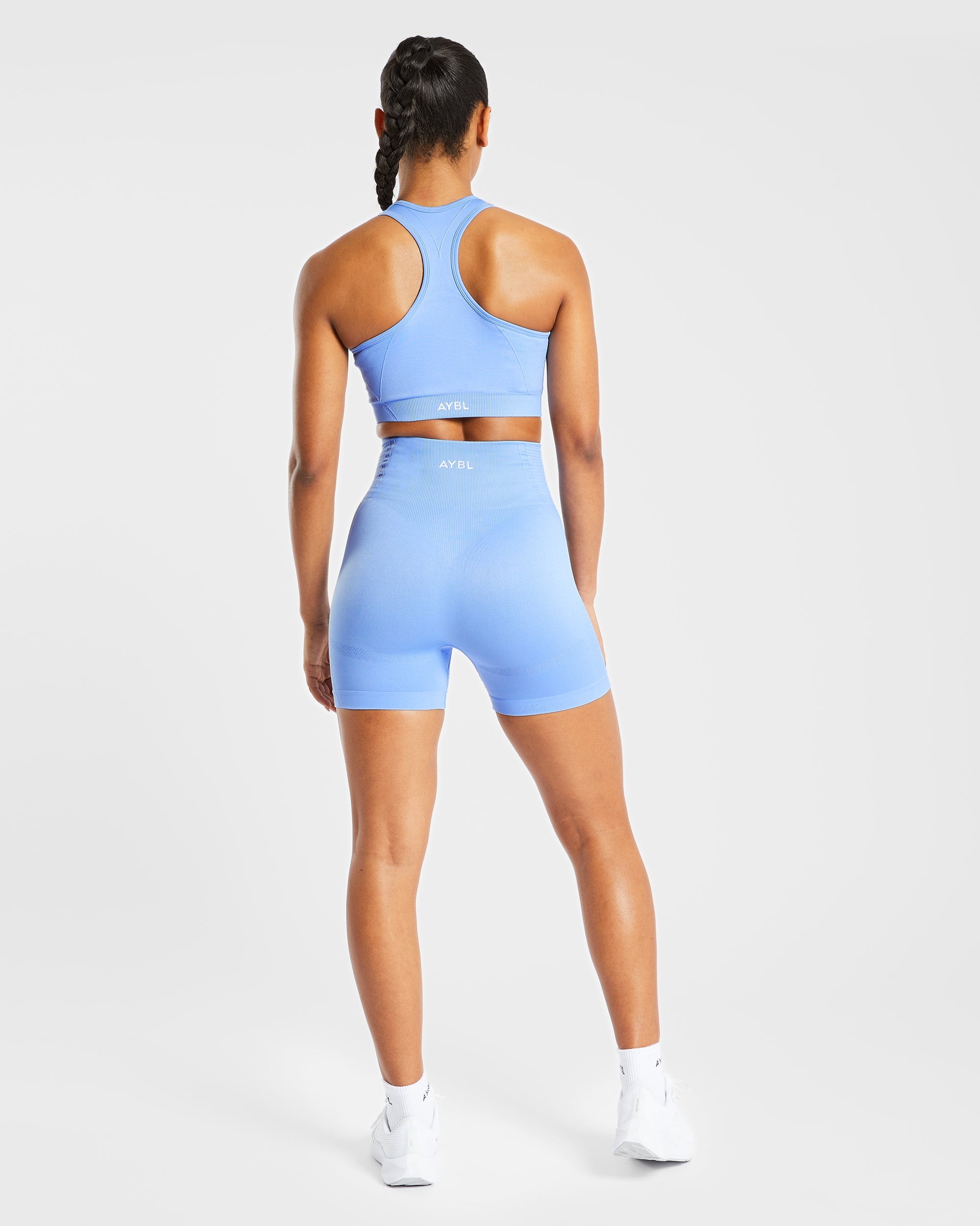 Balance V2 Seamless Sports Bra - Chambray Bleu