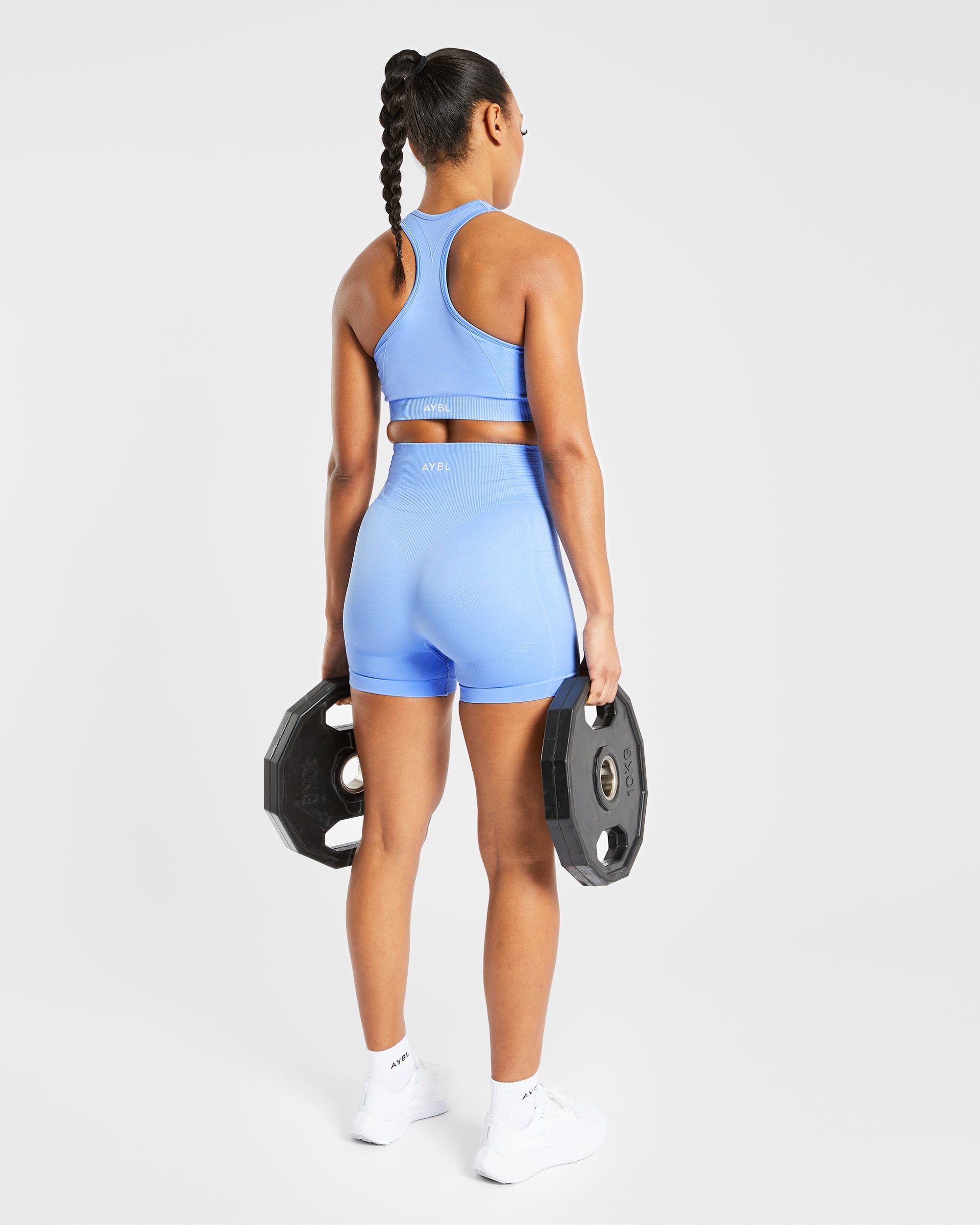 Balance V2 Seamless Sports Bra - Chambray Bleu