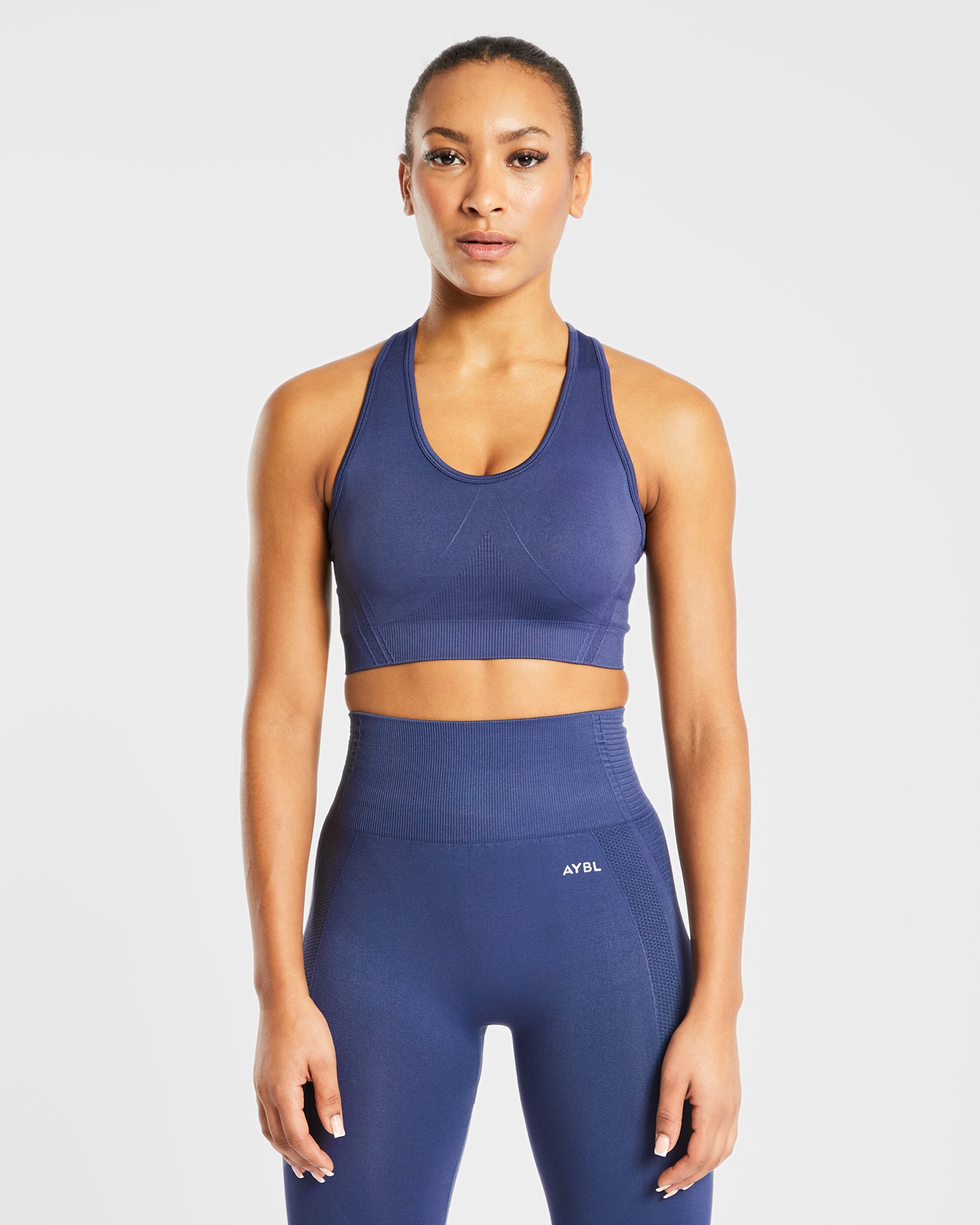 Balance V2 Seamless Sports Bra - Navy Bleu