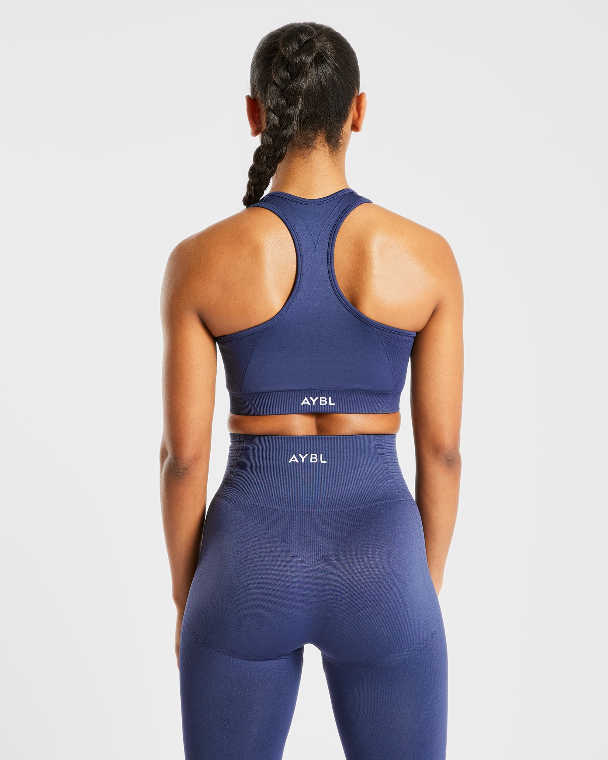 Balance V2 Seamless Sports Bra - Navy Bleu