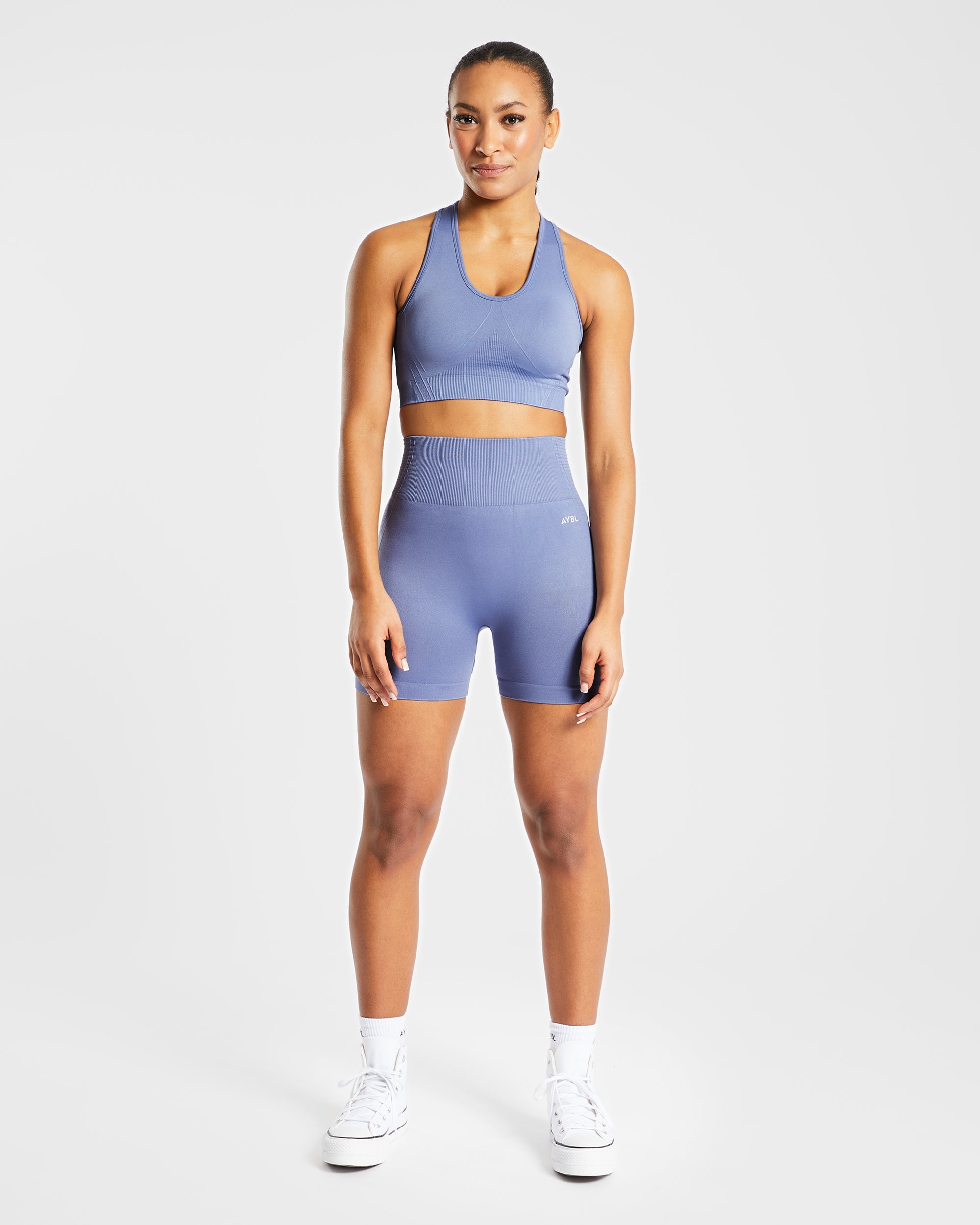 Balance V2 Seamless Shorts - Steel Bleu