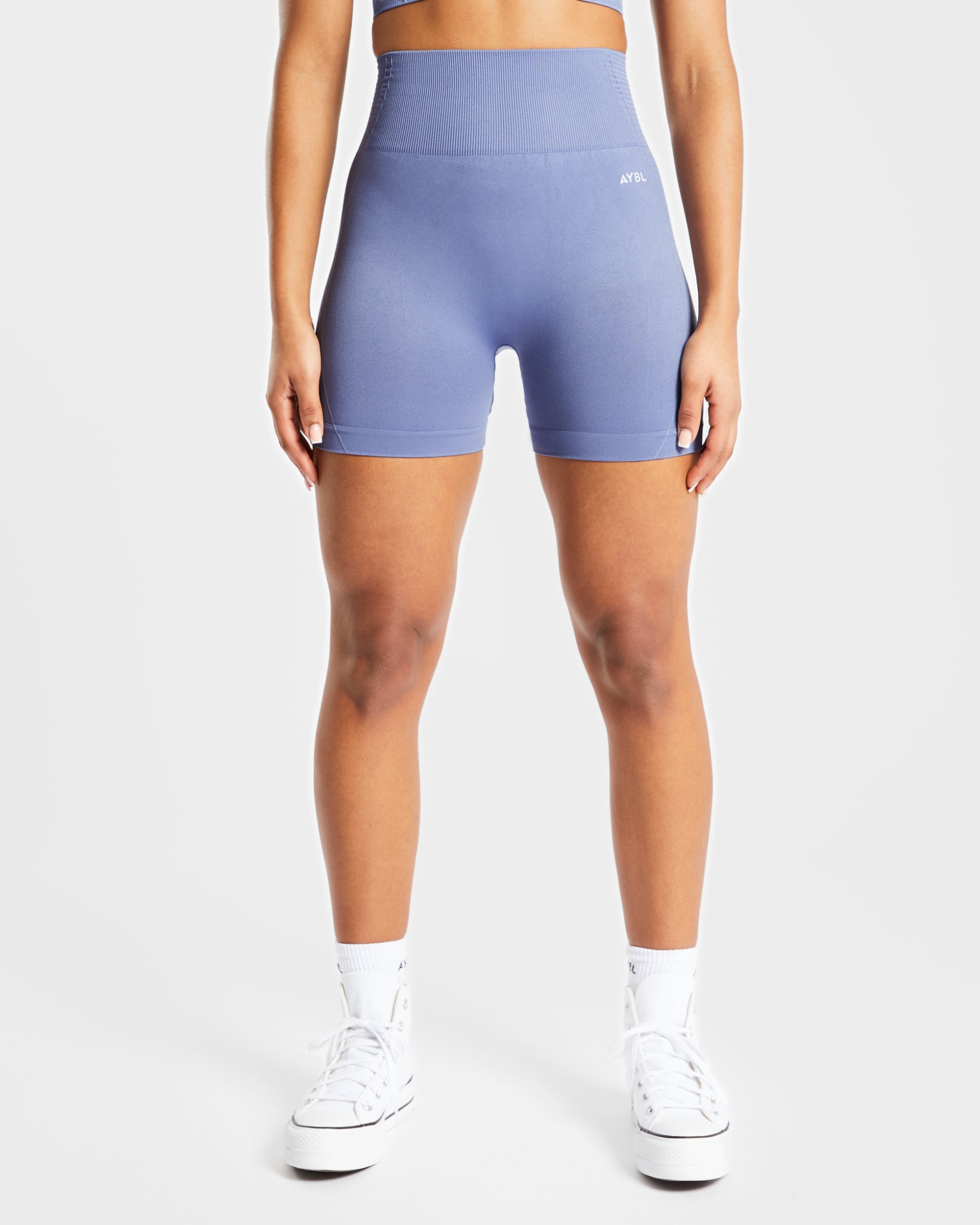 Balance V2 Seamless Shorts - Steel Bleu