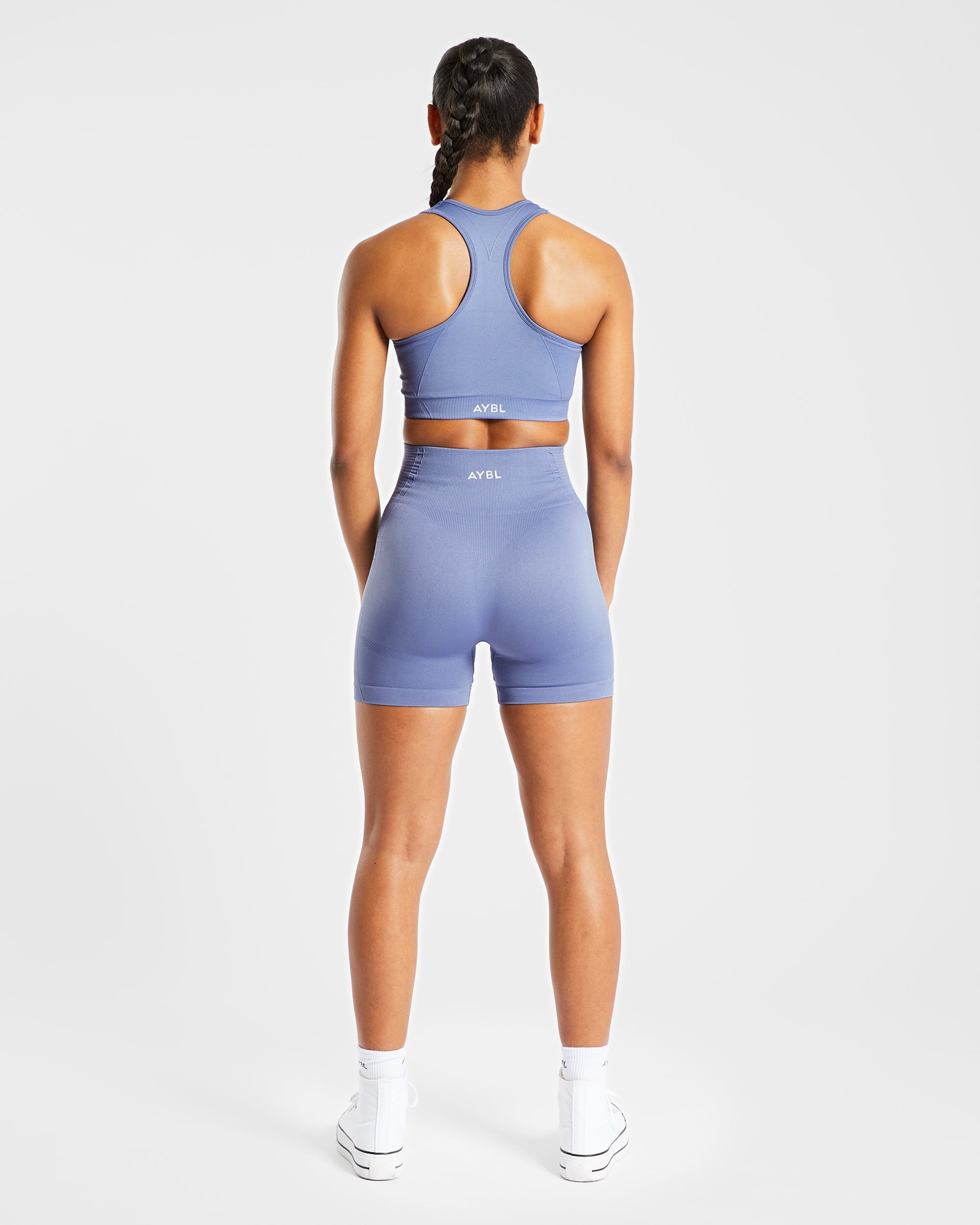 Balance V2 Seamless Shorts - Steel Bleu