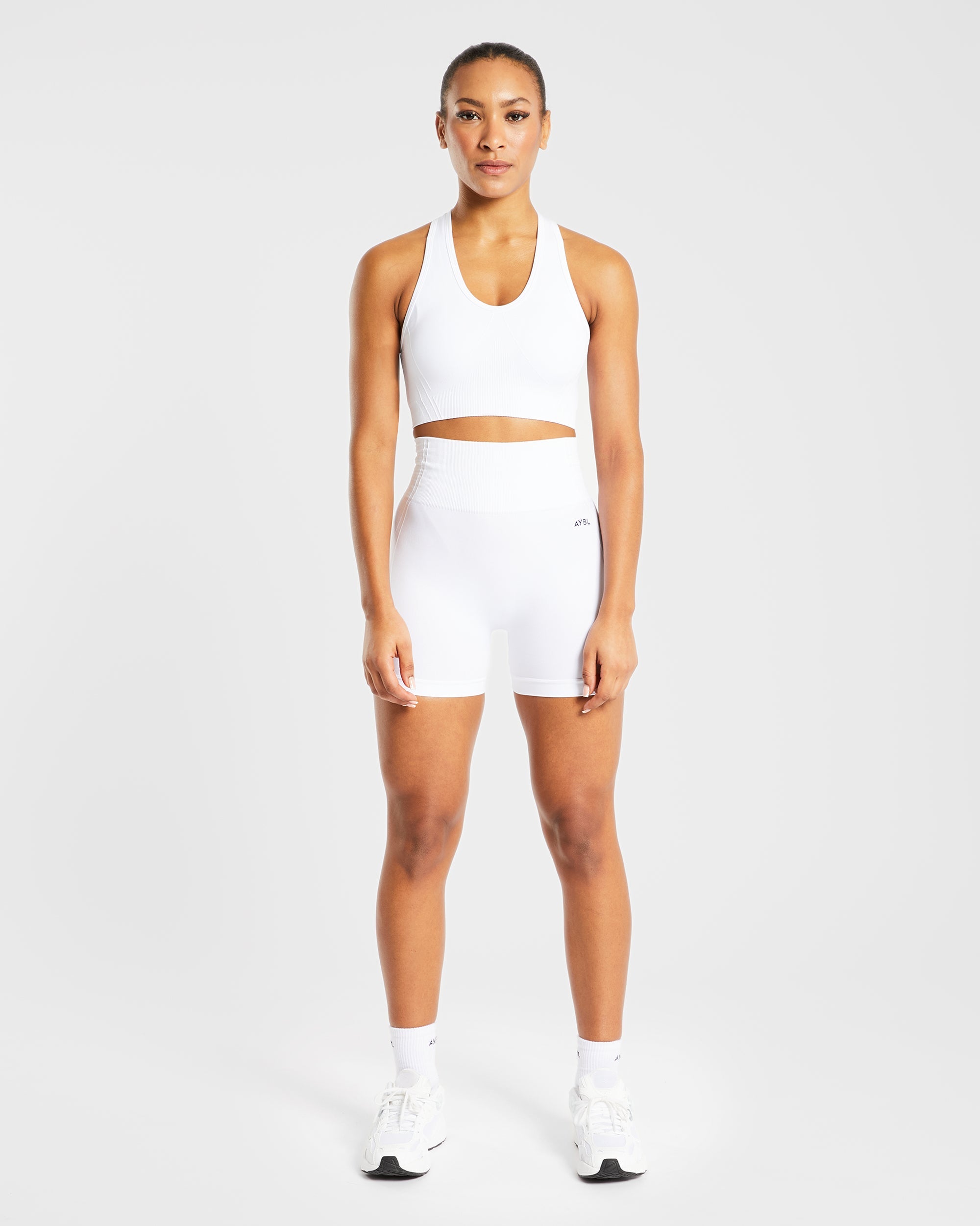 Balance V2 Seamless Shorts - Blanc