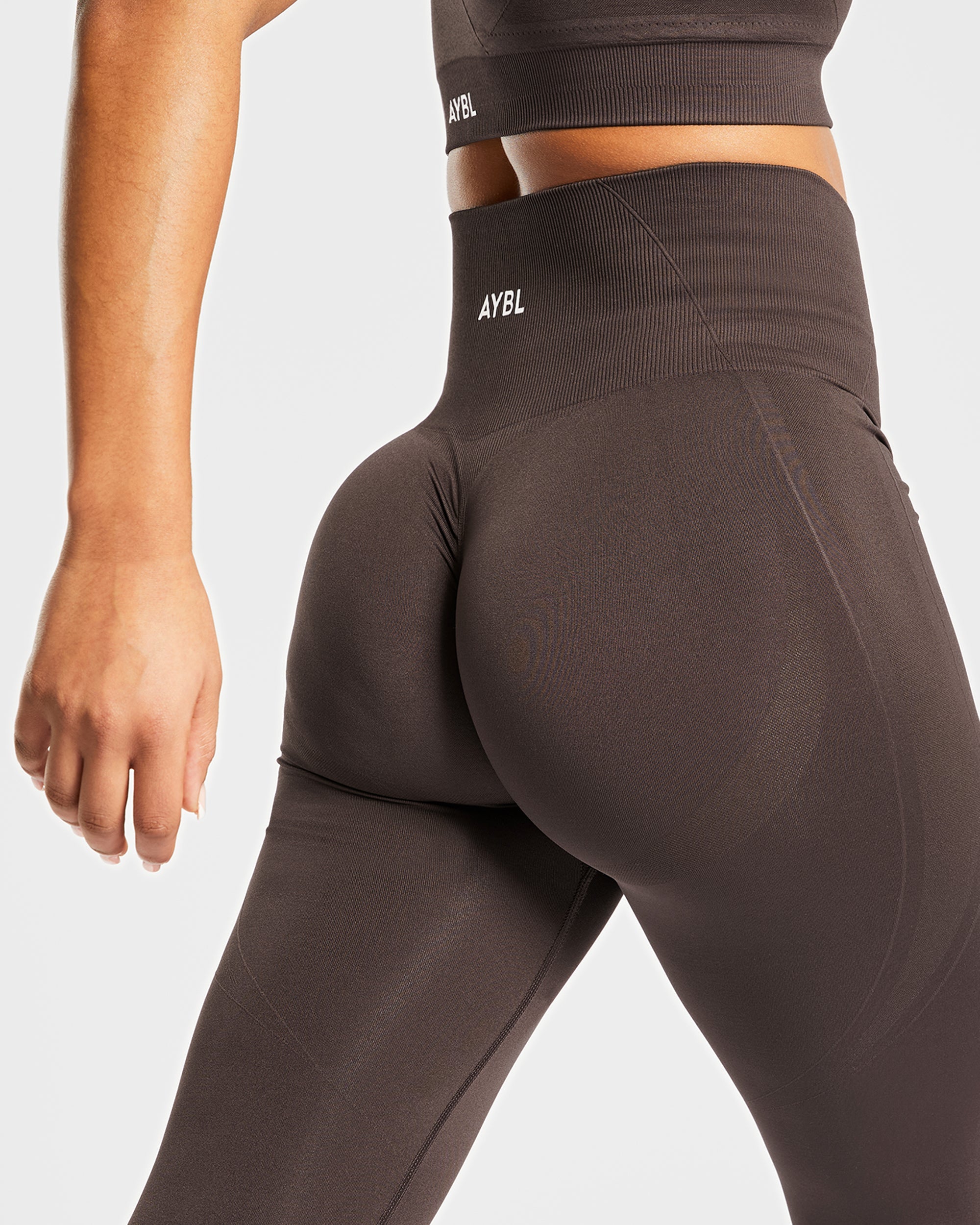 Empower Seamless Leggings - Cocoa Marron