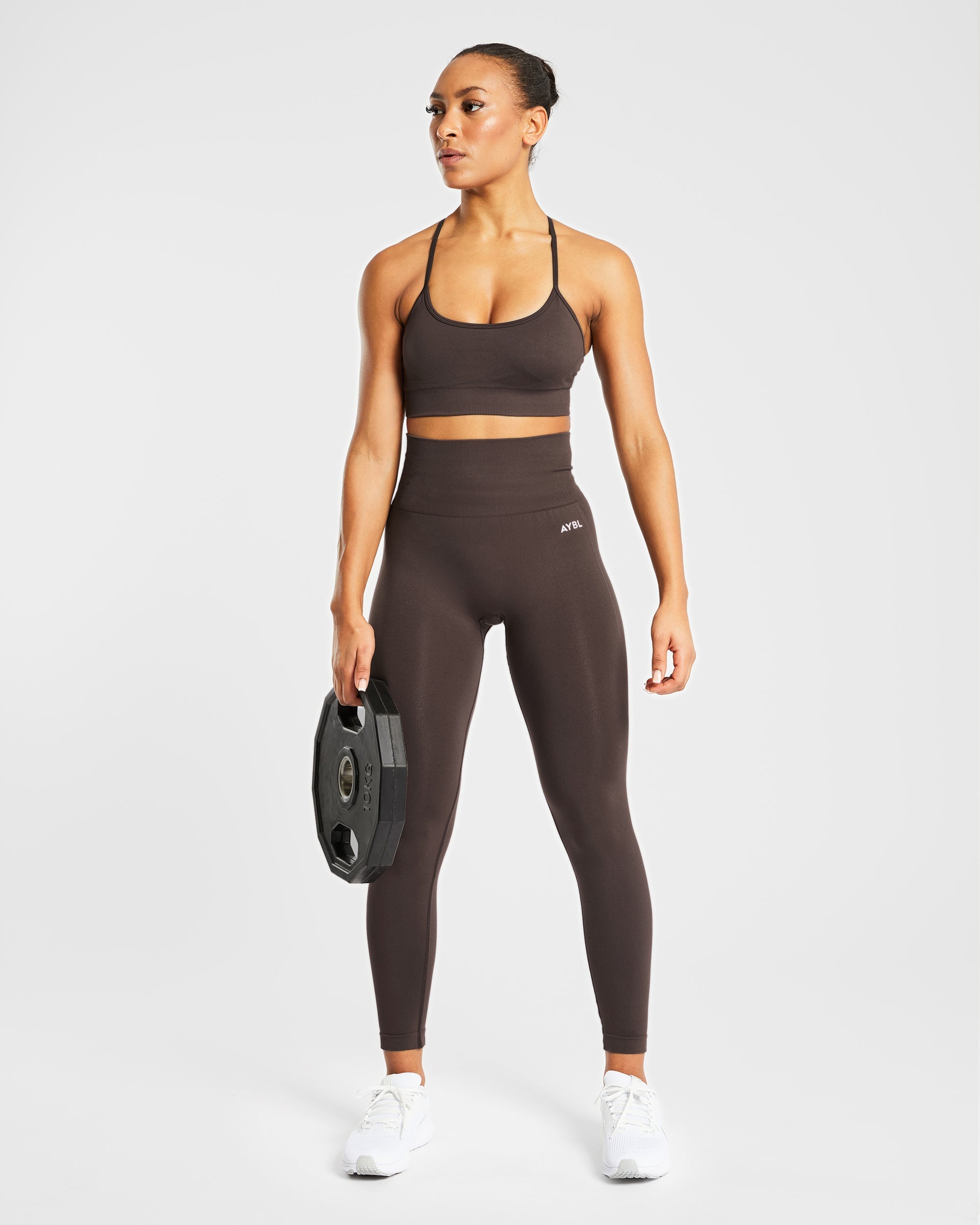 Empower Seamless Sports Bra - Cocoa Marron