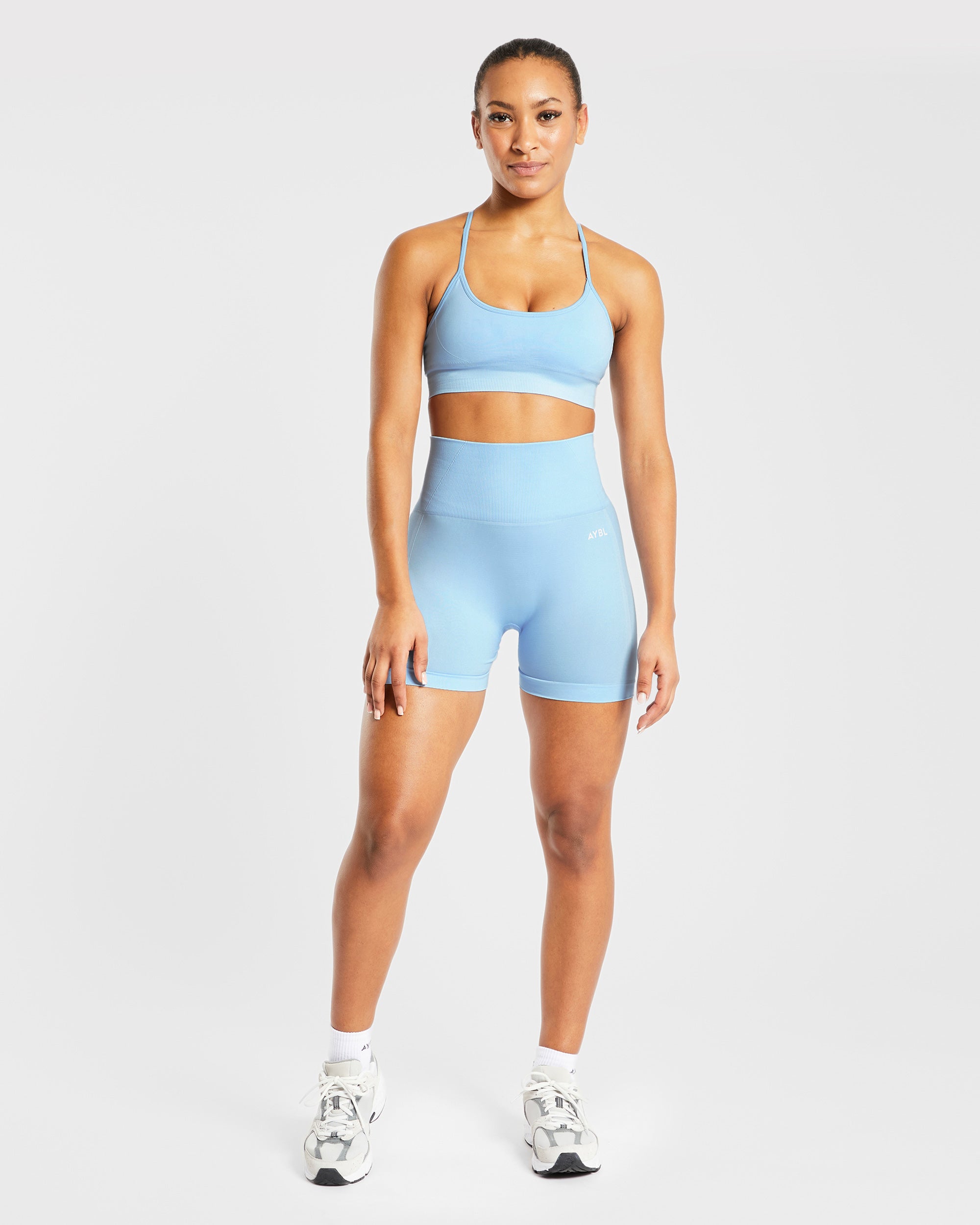 Empower Seamless Shorts - Sky Bleu