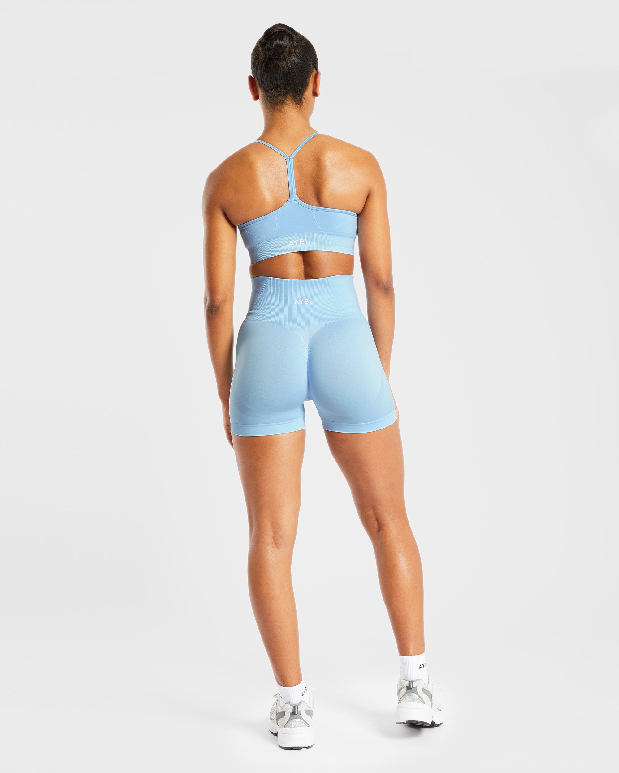 Empower Seamless Shorts - Sky Bleu