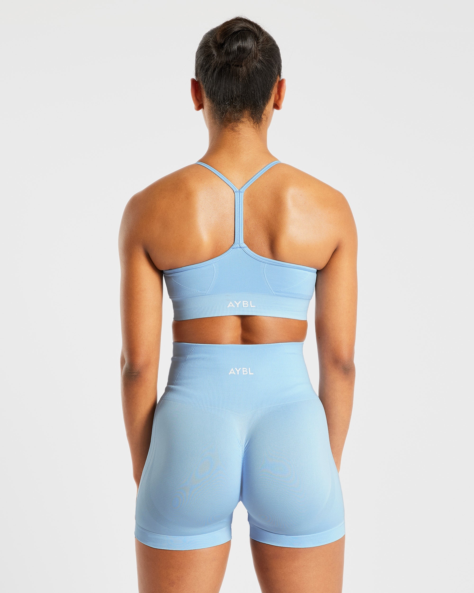 Empower Seamless Sports Bra - Sky Bleu