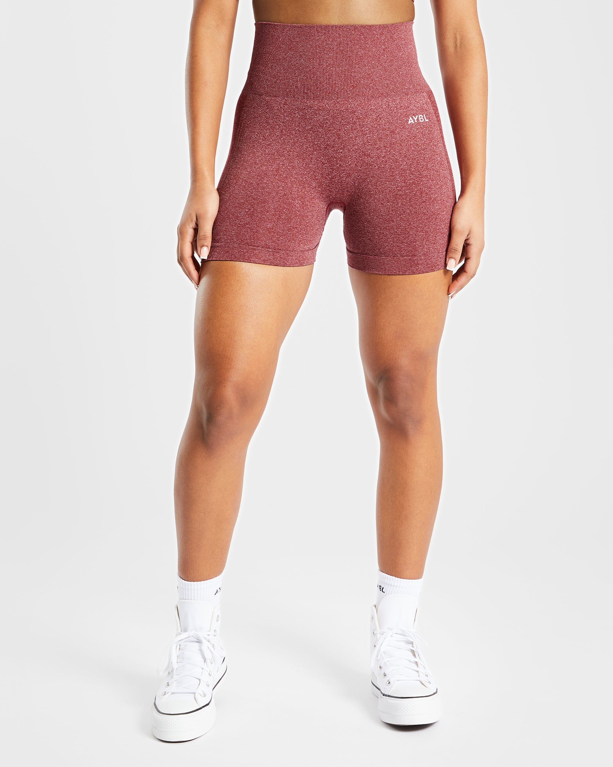 Empower Seamless Shorts - Rouge Marl