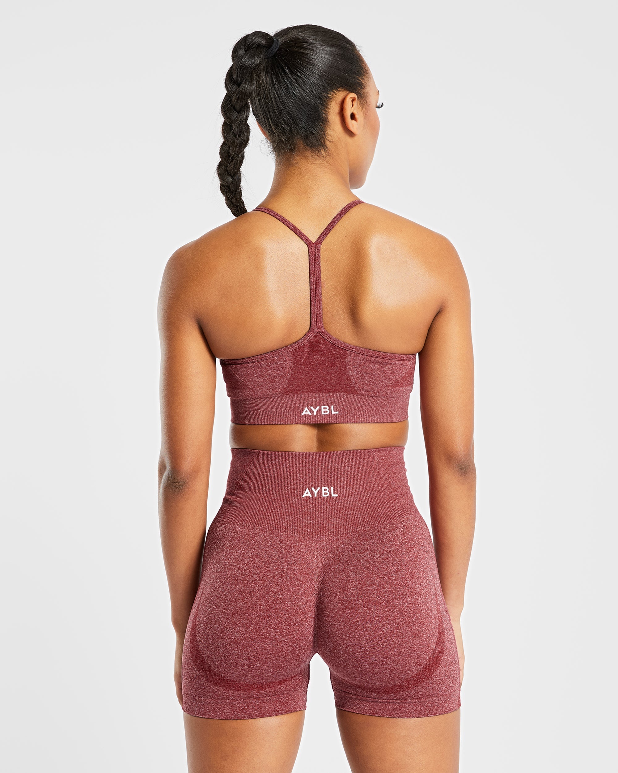 Empower Seamless Sports Bra - Rouge Marl