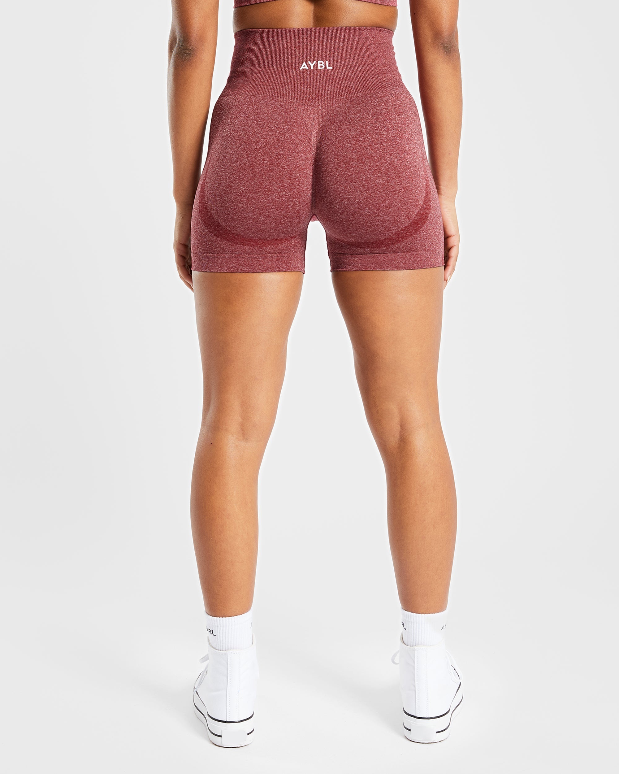 Empower Seamless Shorts - Rouge Marl