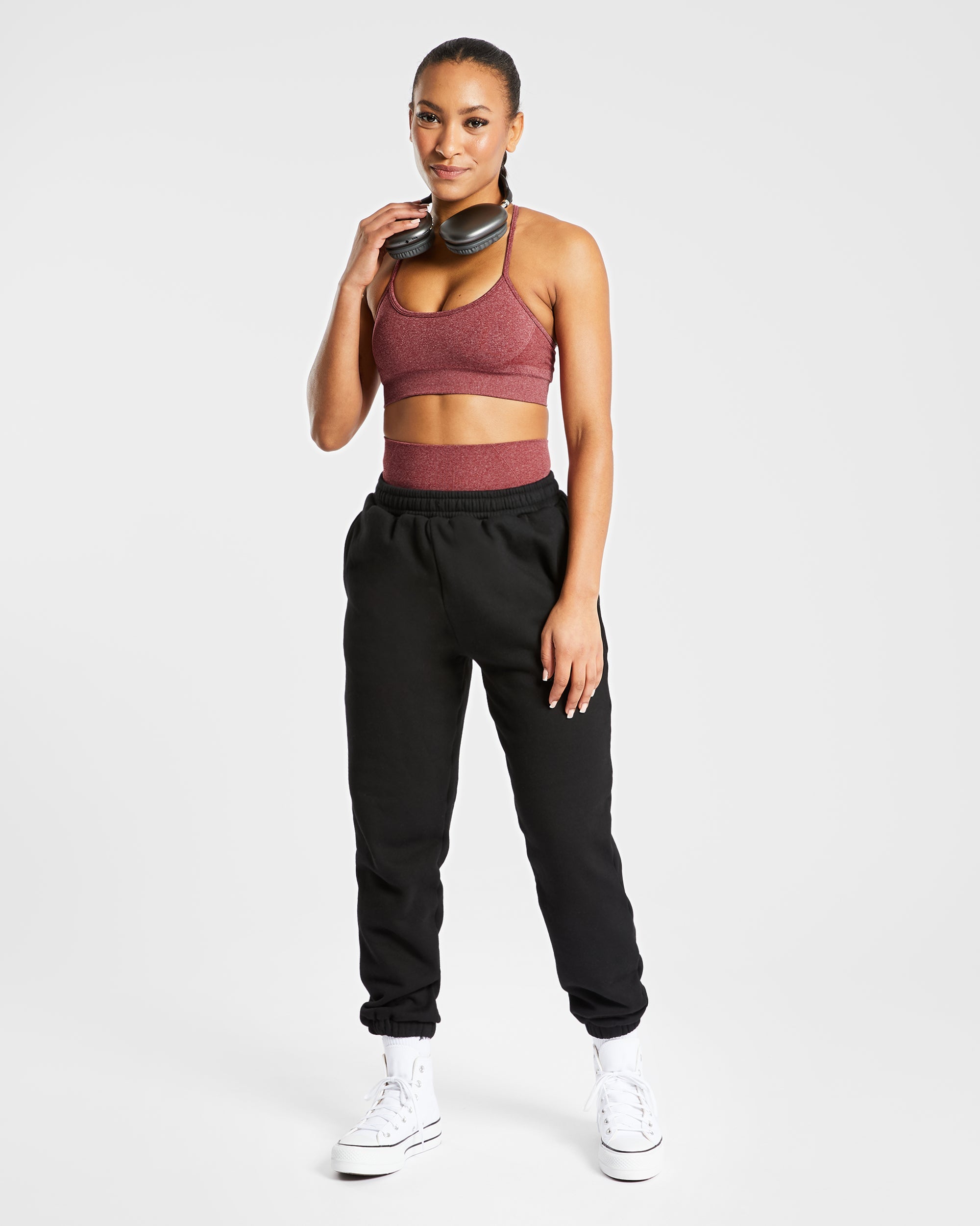 Empower Seamless Sports Bra - Rouge Marl