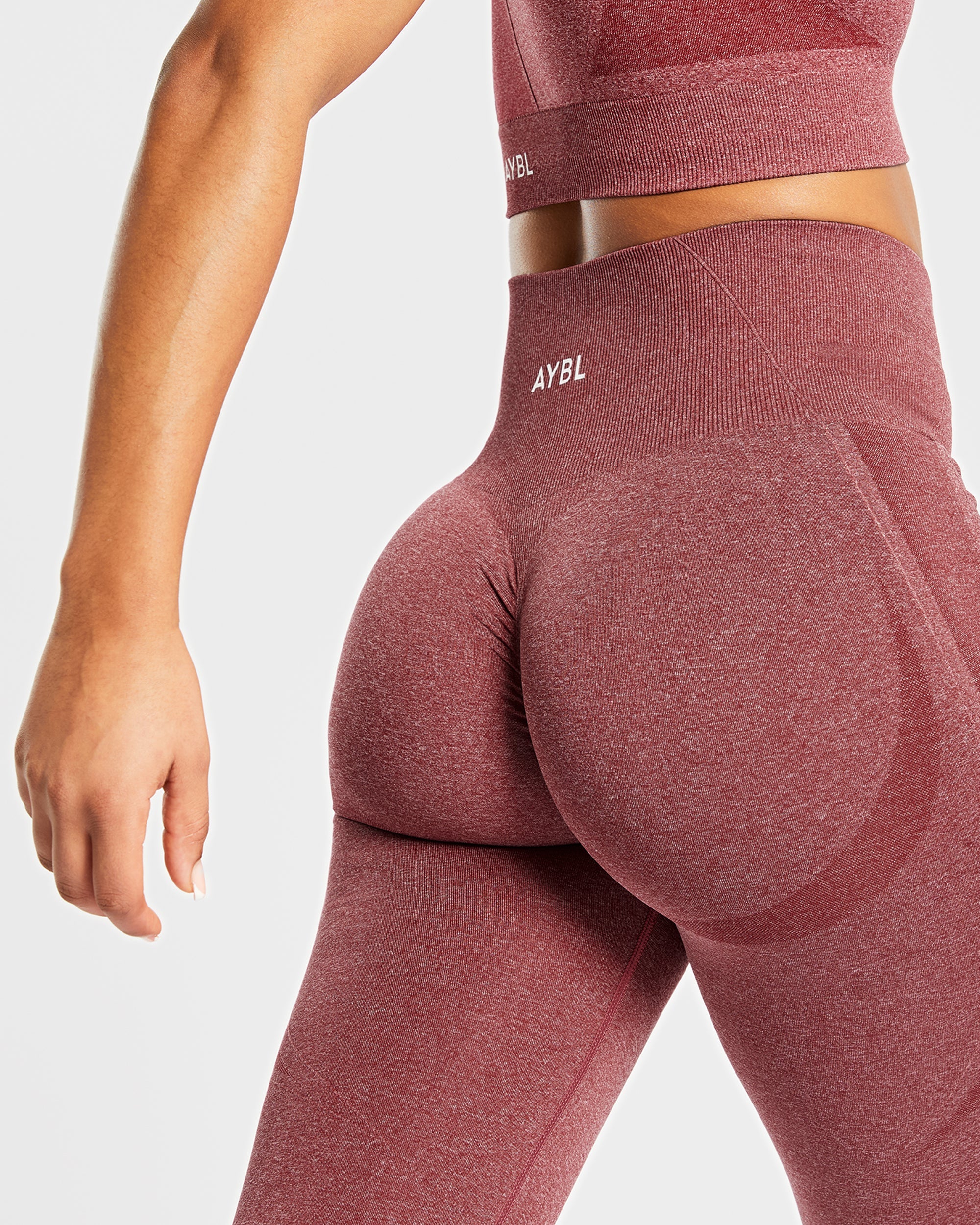 Empower Seamless Leggings - Rouge Marl