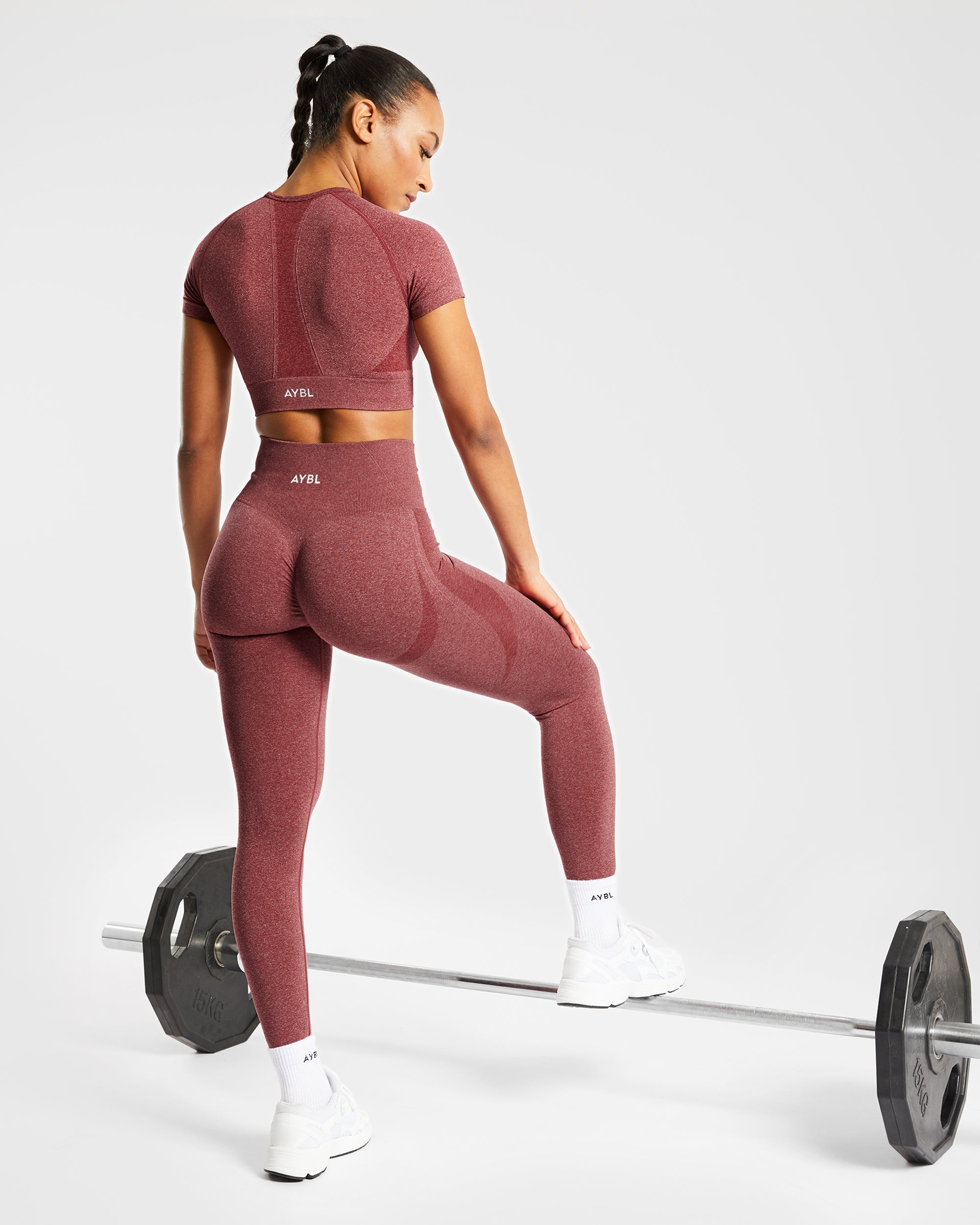 Empower Seamless Leggings - Rouge Marl