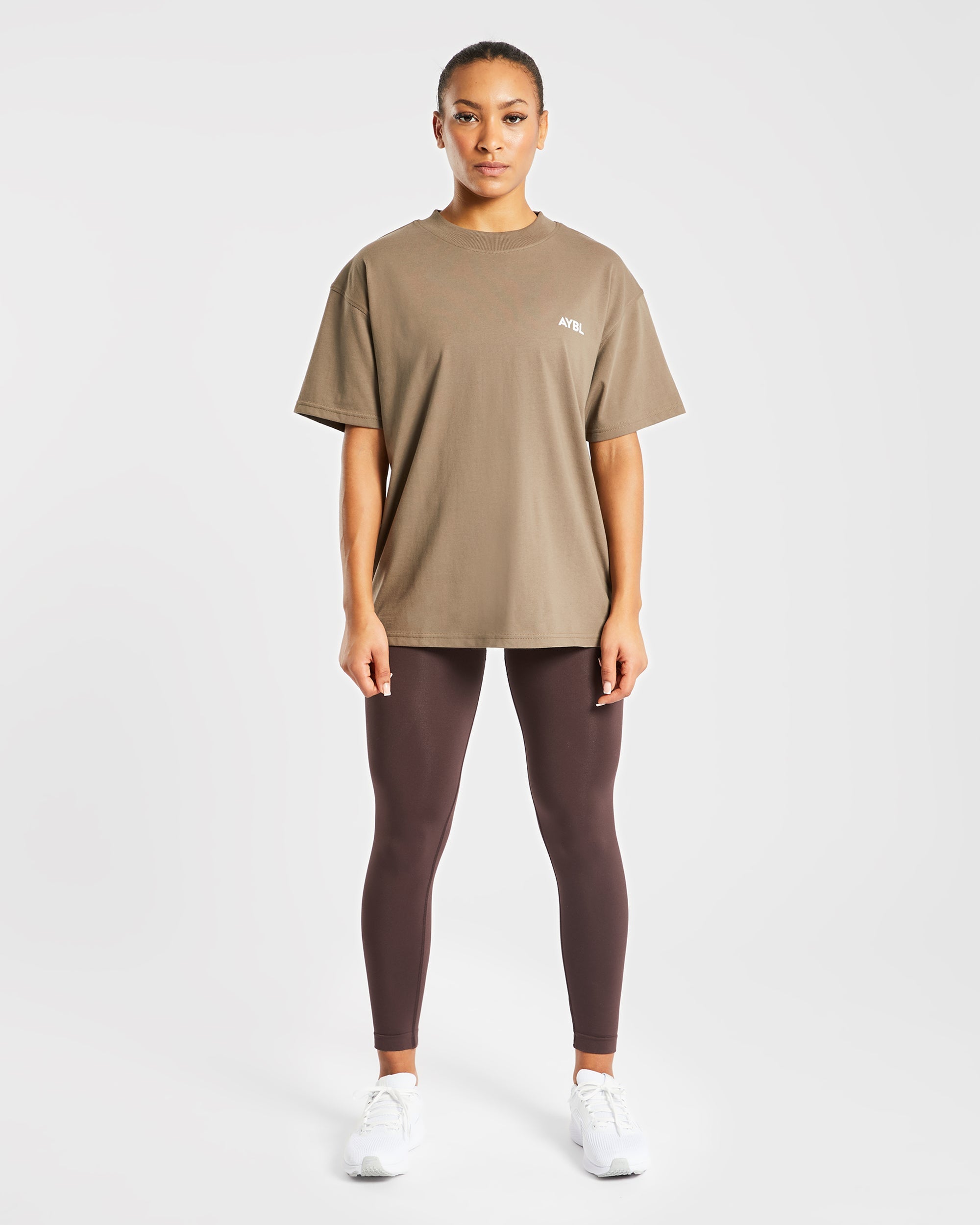 AYBL Club Oversized T Shirt - Marron