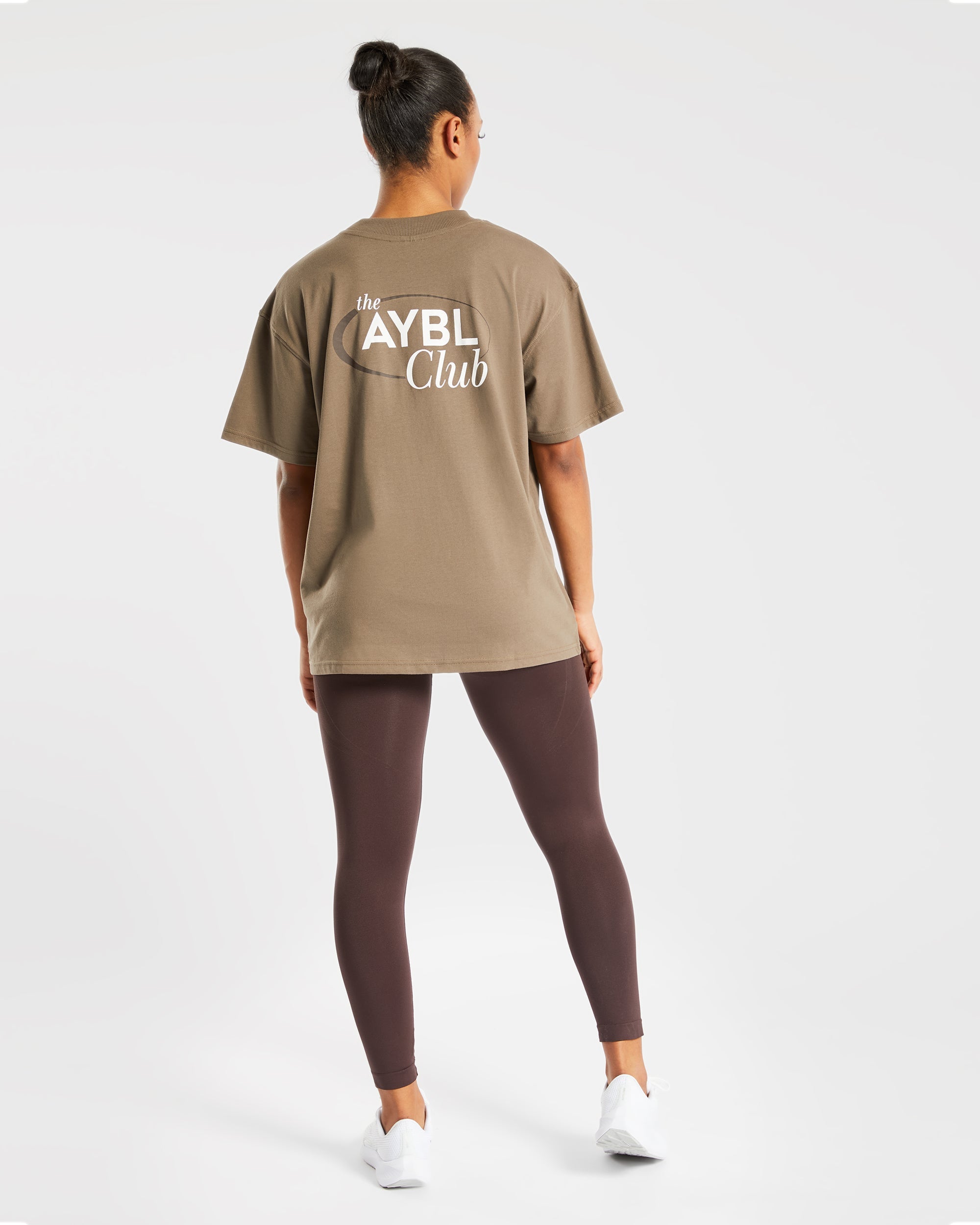 AYBL Club Oversized T Shirt - Marron