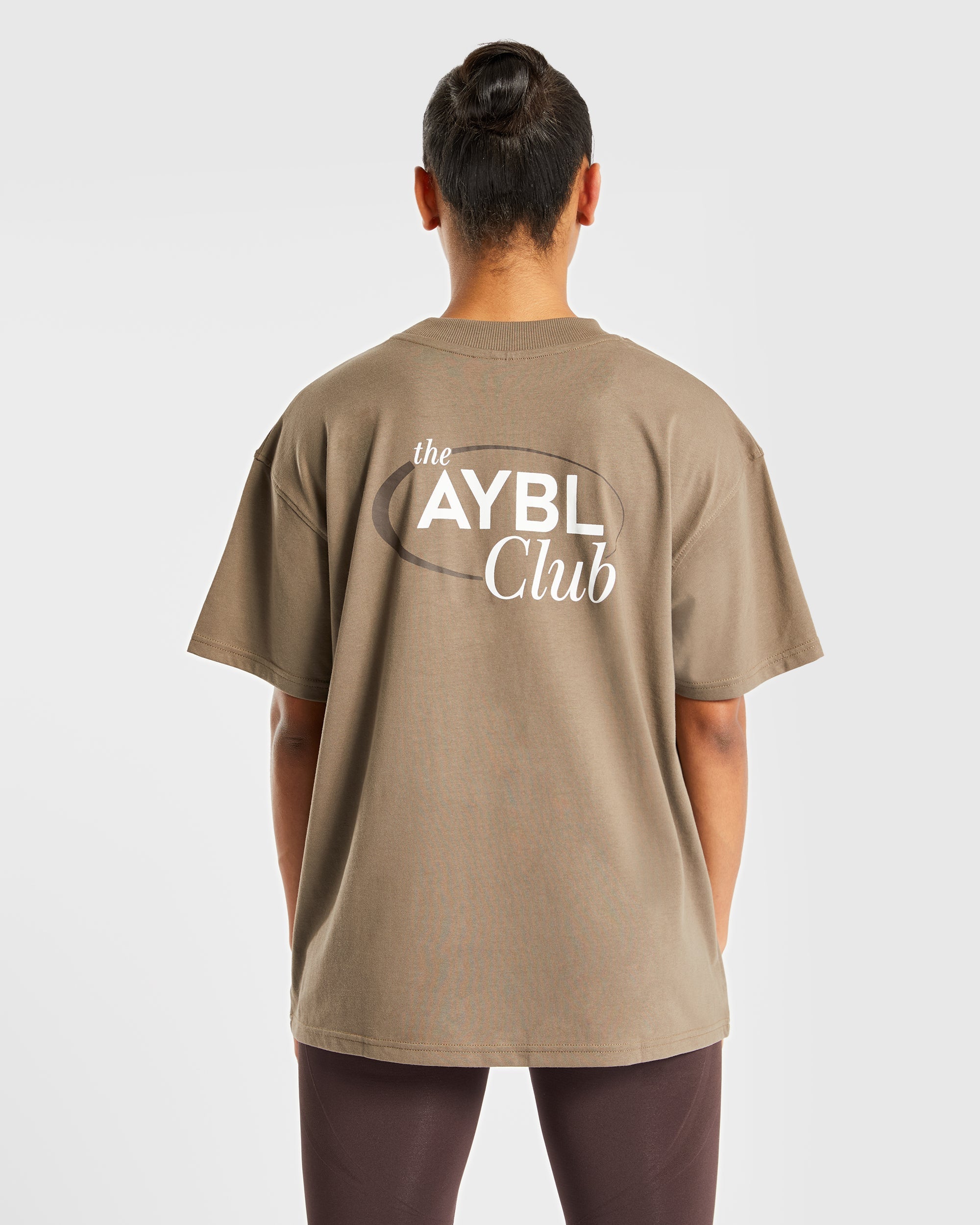 AYBL Club Oversized T Shirt - Marron